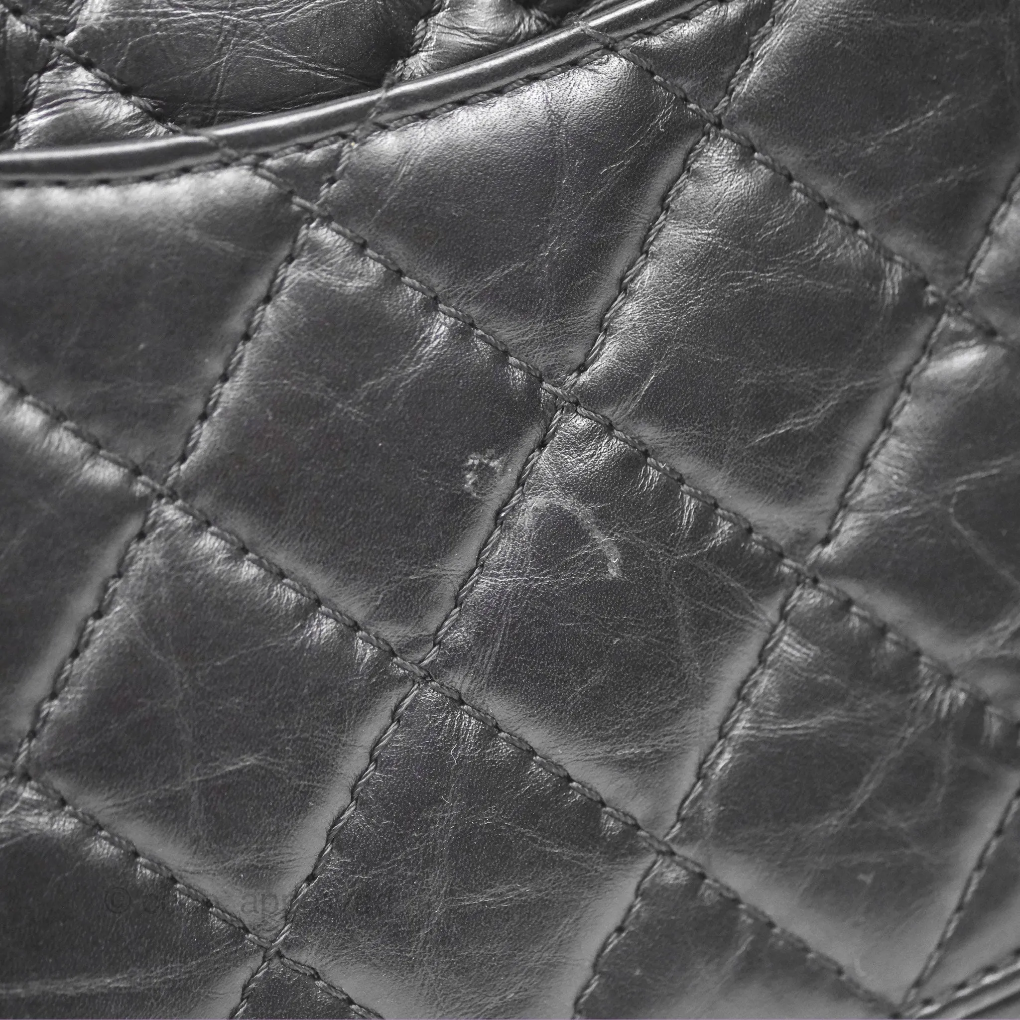 Chanel Reissue 226 Flap Quilted Calfskin Black Gold Hardware