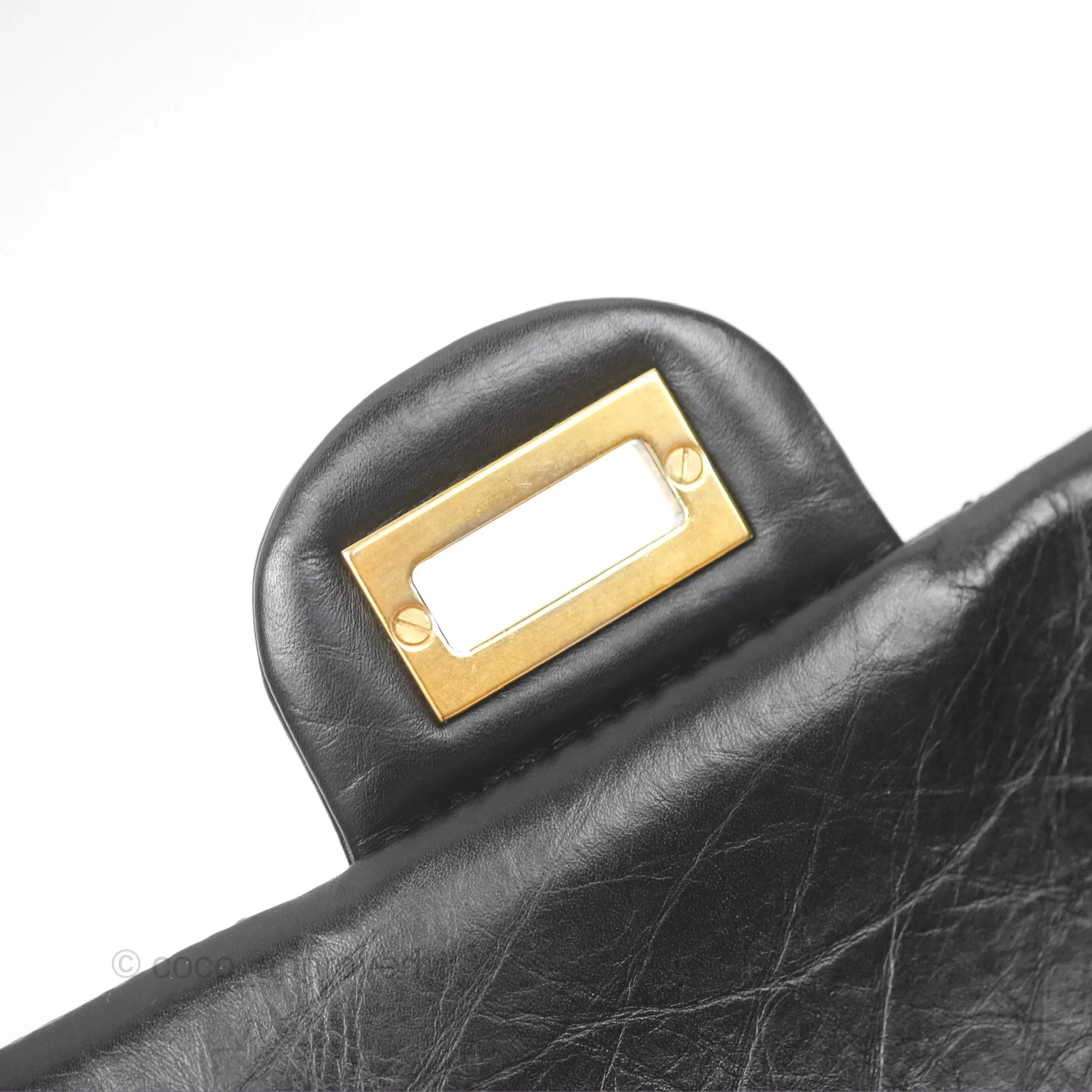 Chanel Reissue 226 Flap Quilted Calfskin Black Gold Hardware