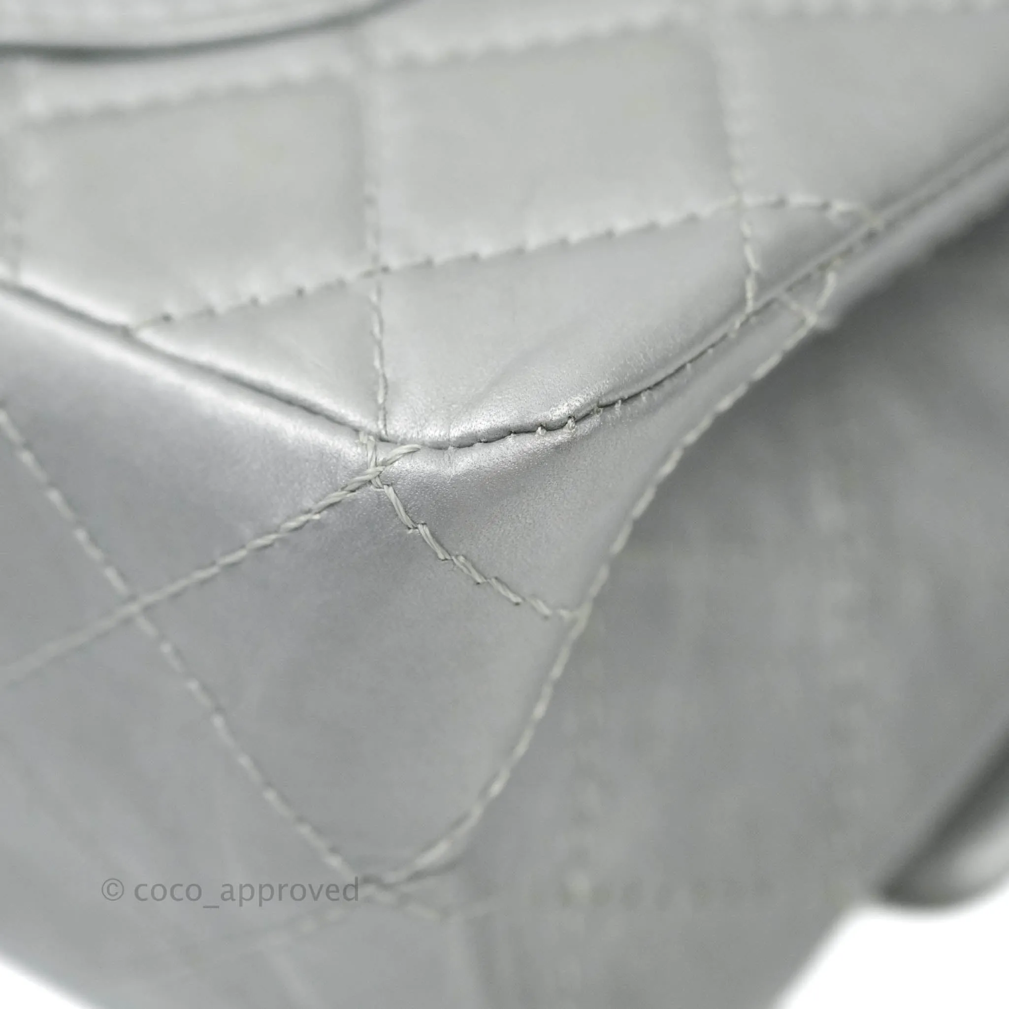 Chanel Reissue 227 Quilted Aged Calfskin Silver Ruthenium Hardware
