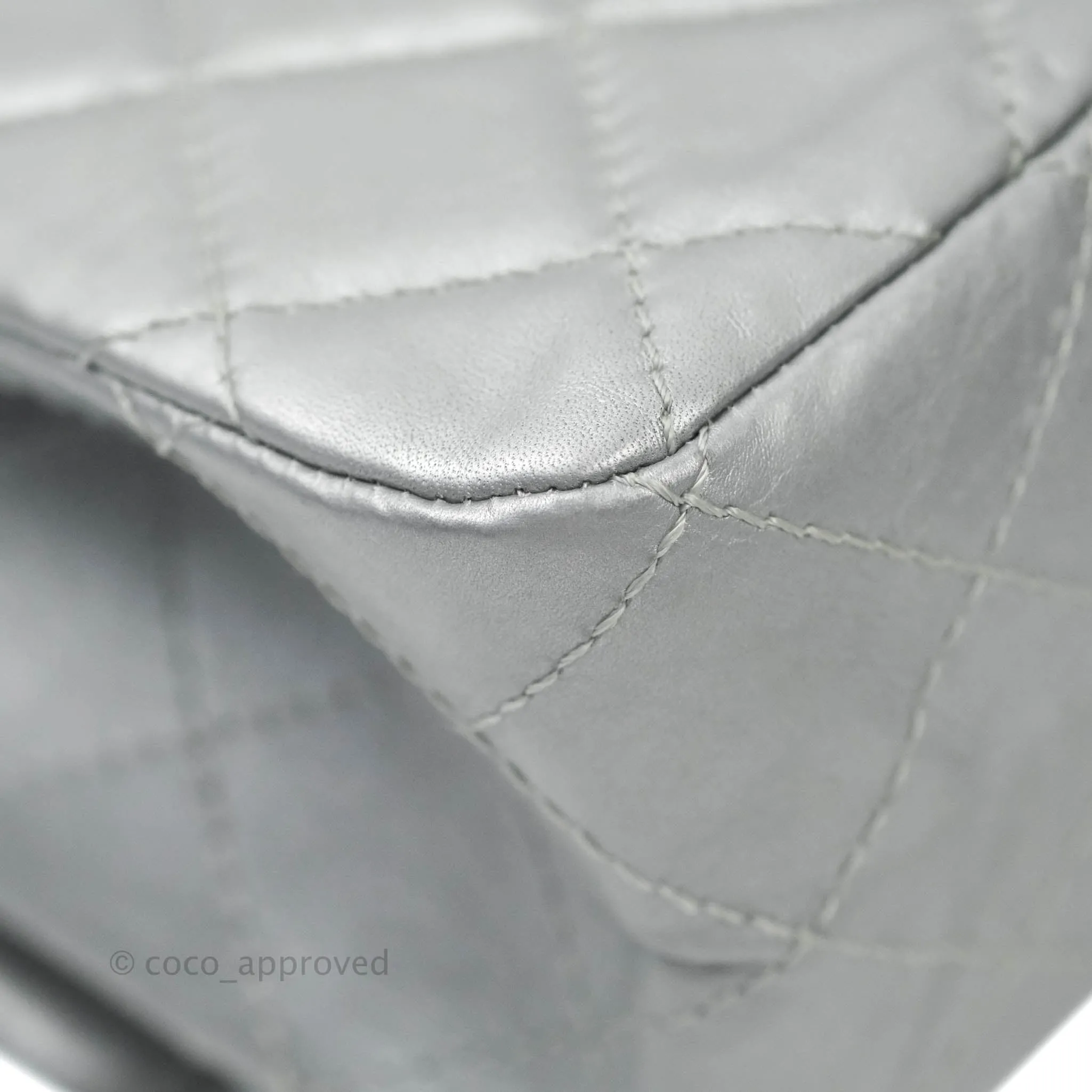 Chanel Reissue 227 Quilted Aged Calfskin Silver Ruthenium Hardware