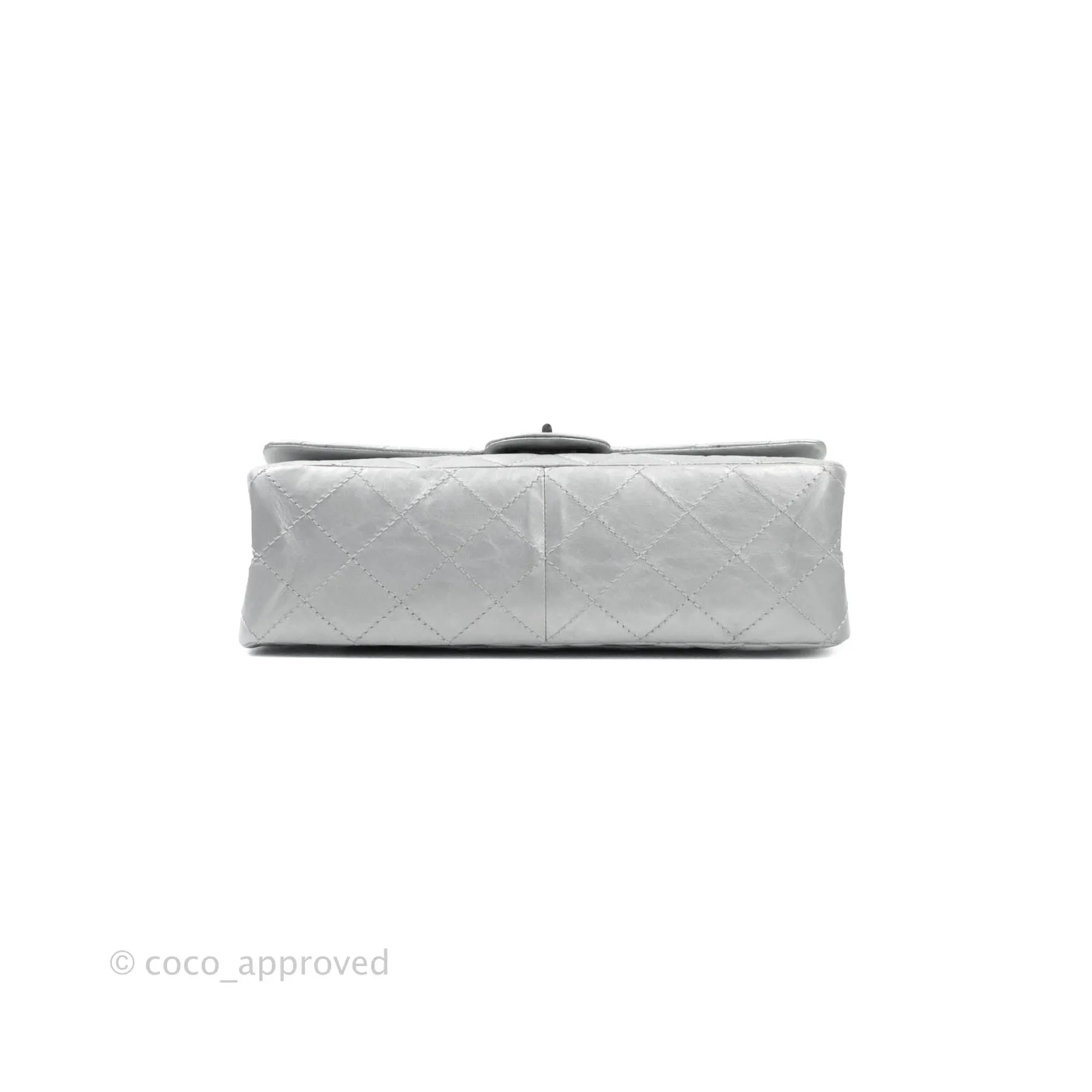 Chanel Reissue 227 Quilted Aged Calfskin Silver Ruthenium Hardware