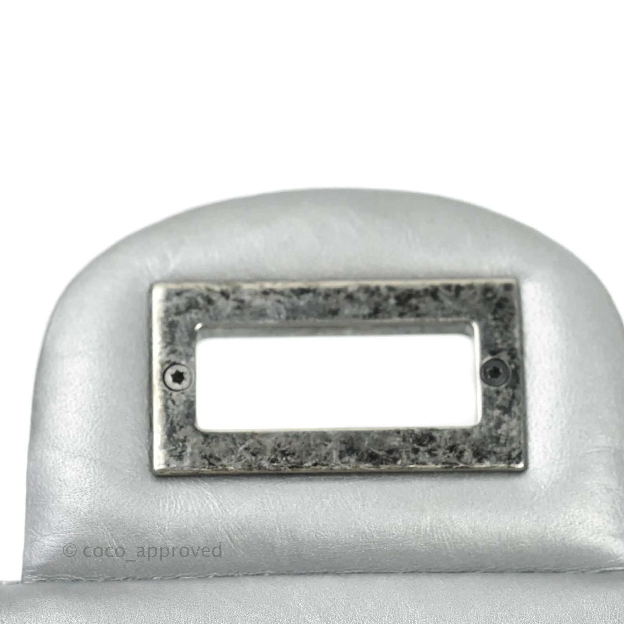 Chanel Reissue 227 Quilted Aged Calfskin Silver Ruthenium Hardware