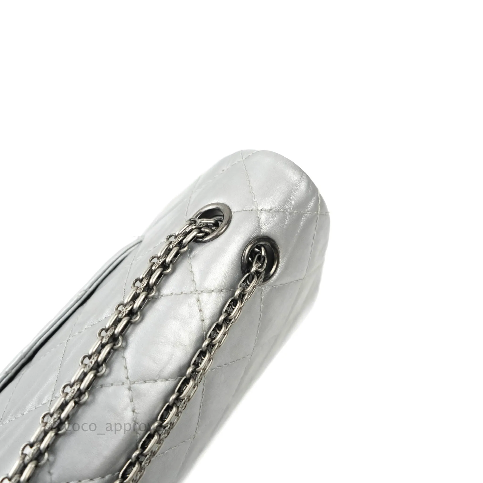 Chanel Reissue 227 Quilted Aged Calfskin Silver Ruthenium Hardware