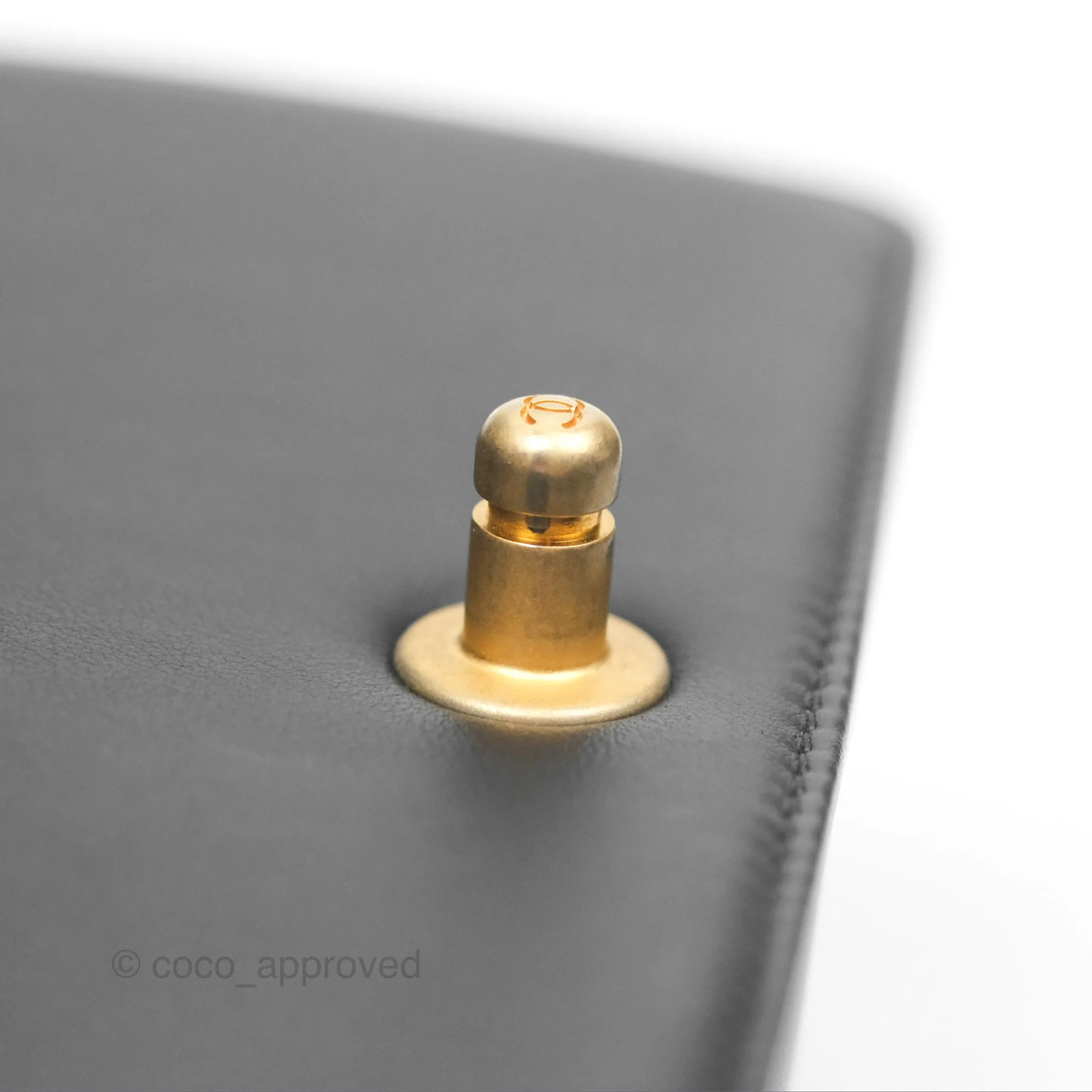 Chanel Small Boy Black Calfskin Aged Gold Hardware