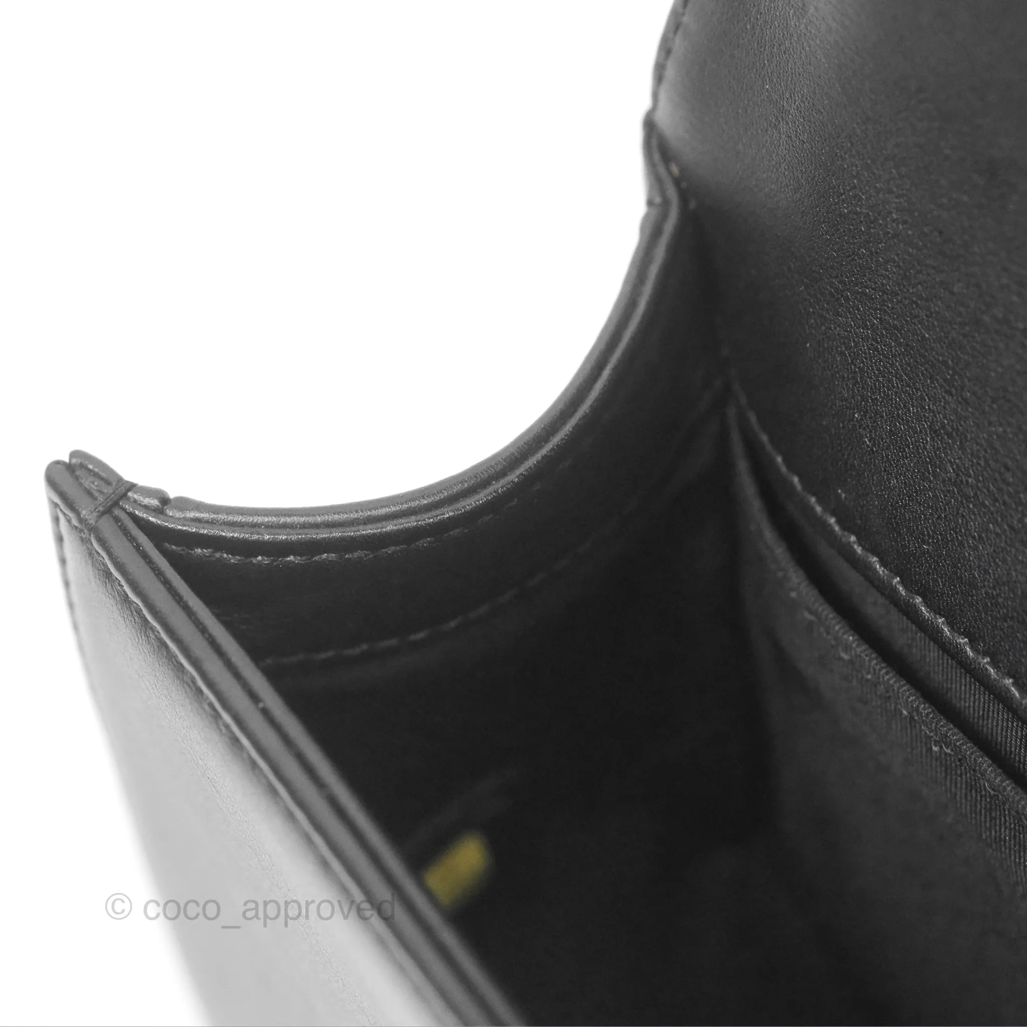 Chanel Small Boy Black Calfskin Aged Gold Hardware