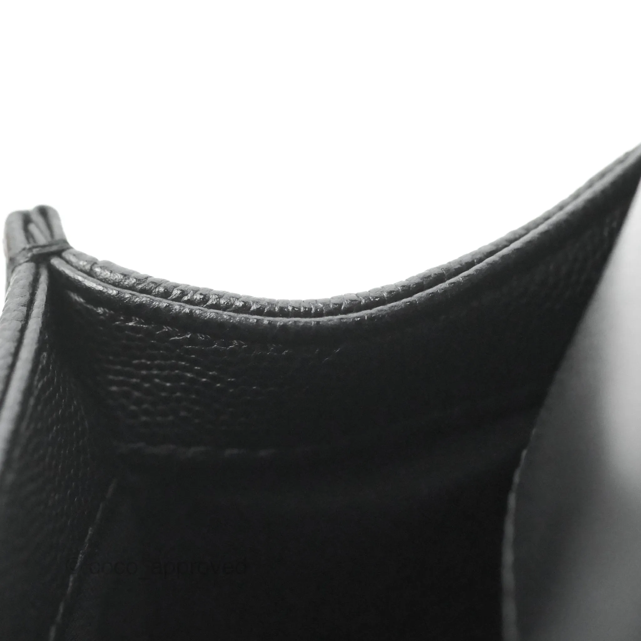Chanel Small Boy Chevron Black Caviar Ruthenium Hardware