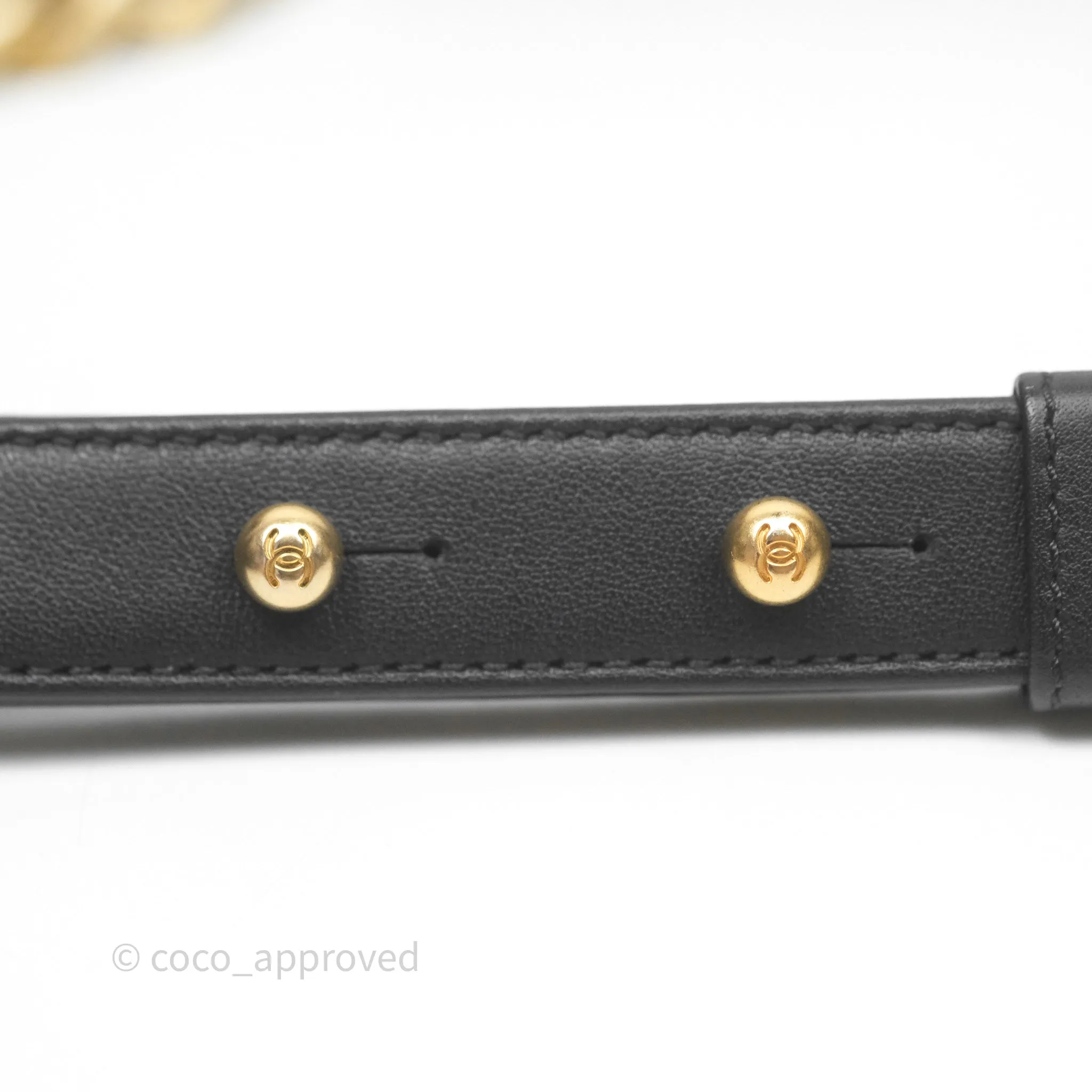 Chanel Small Boy Quilted Black Calfskin Aged Gold Hardware