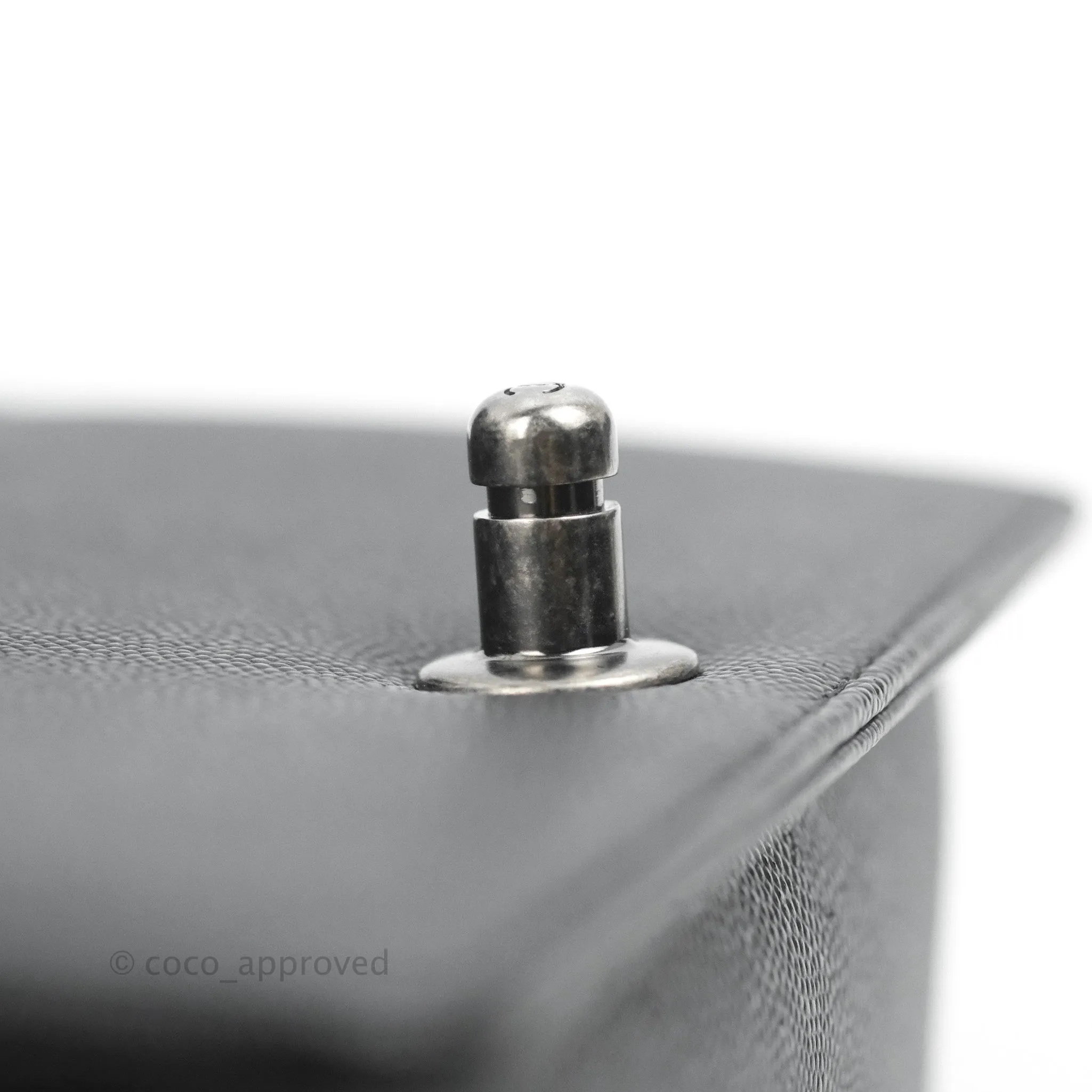 Chanel Small Boy Quilted Black Caviar Ruthenium Hardware