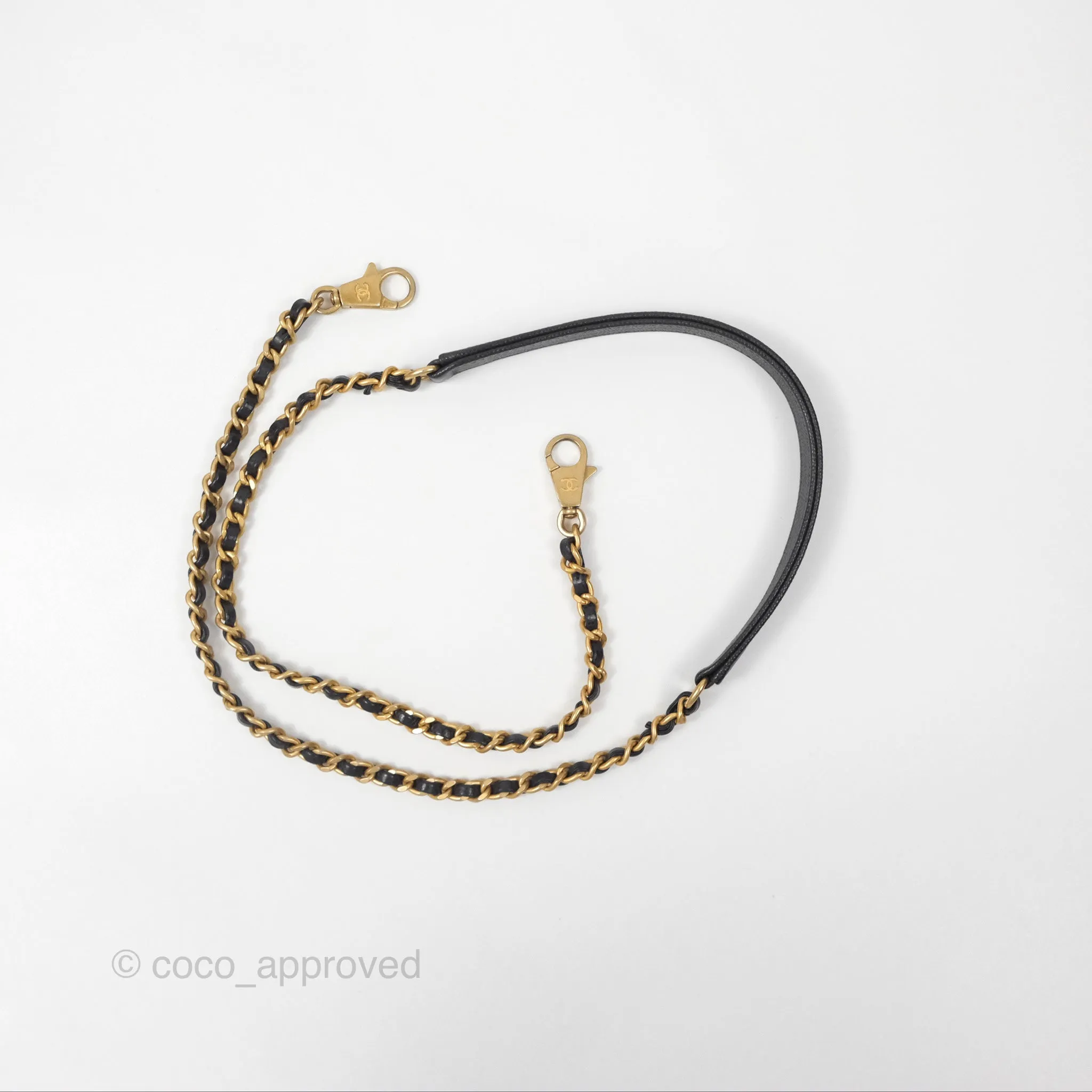 Chanel Small Coco Handle Chevron Dark Grey Caviar Aged Gold Hardware