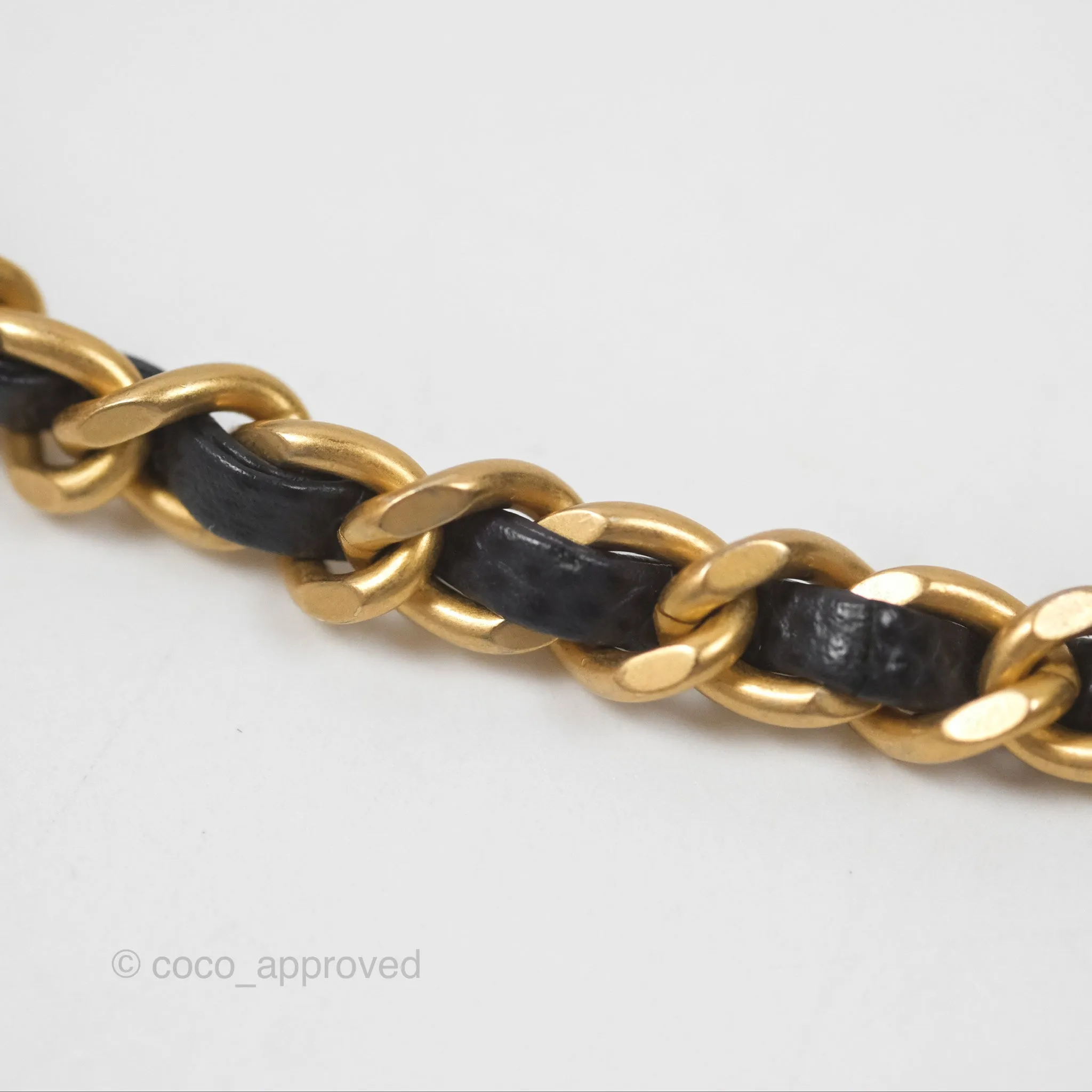 Chanel Small Coco Handle Chevron Dark Grey Caviar Aged Gold Hardware