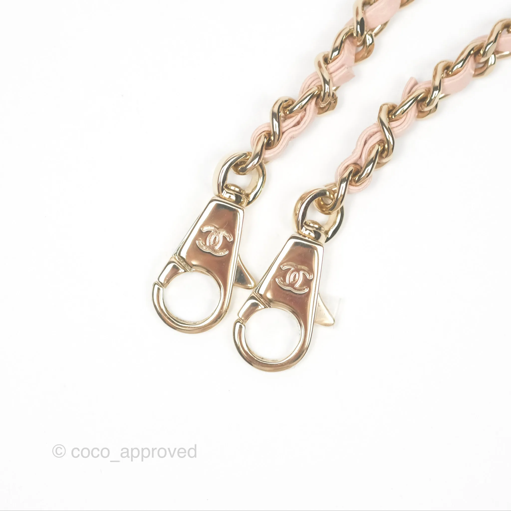 Chanel Small Coco Handle Light Pink Caviar Gold Hardware