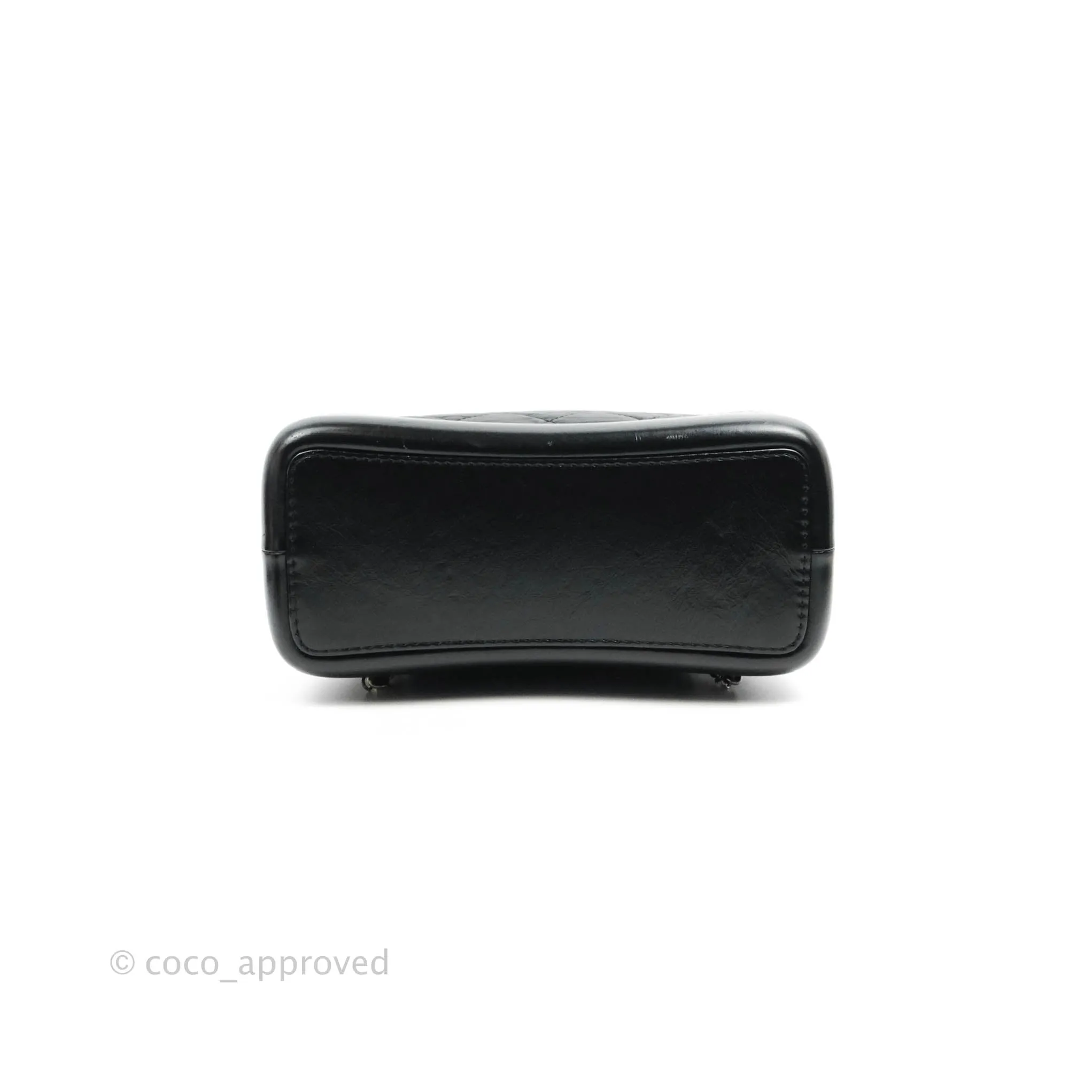 Chanel Small Gabrielle Backpack Black Aged Calfskin