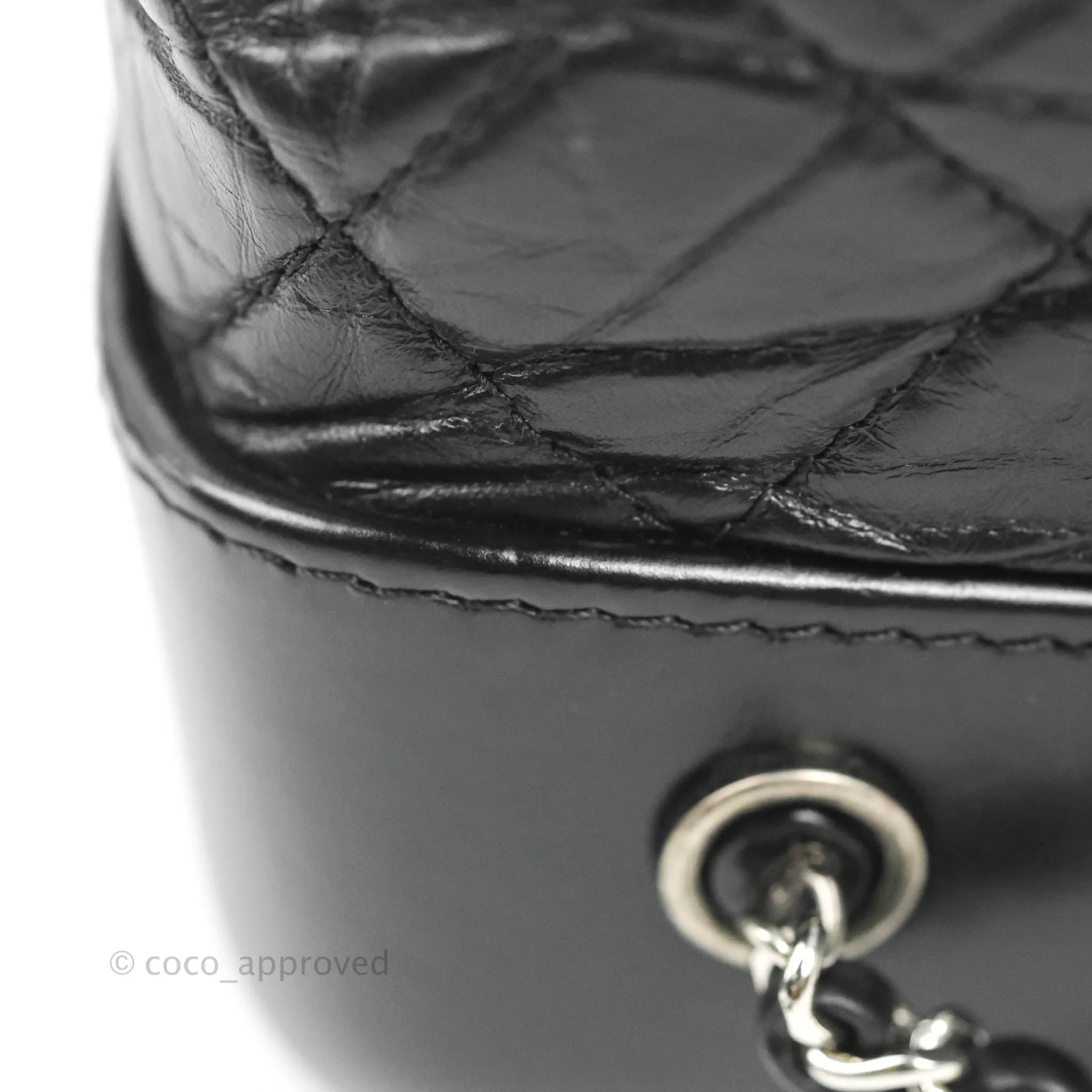 Chanel Small Gabrielle Backpack Black Aged Calfskin