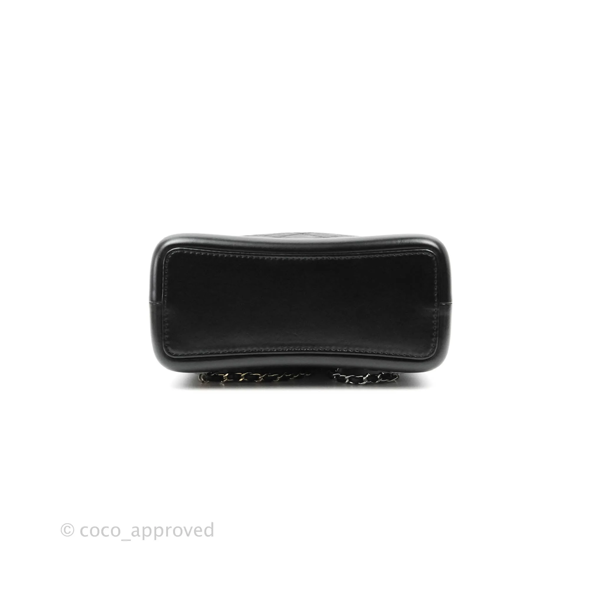 Chanel Small Gabrielle Backpack Black Aged Calfskin