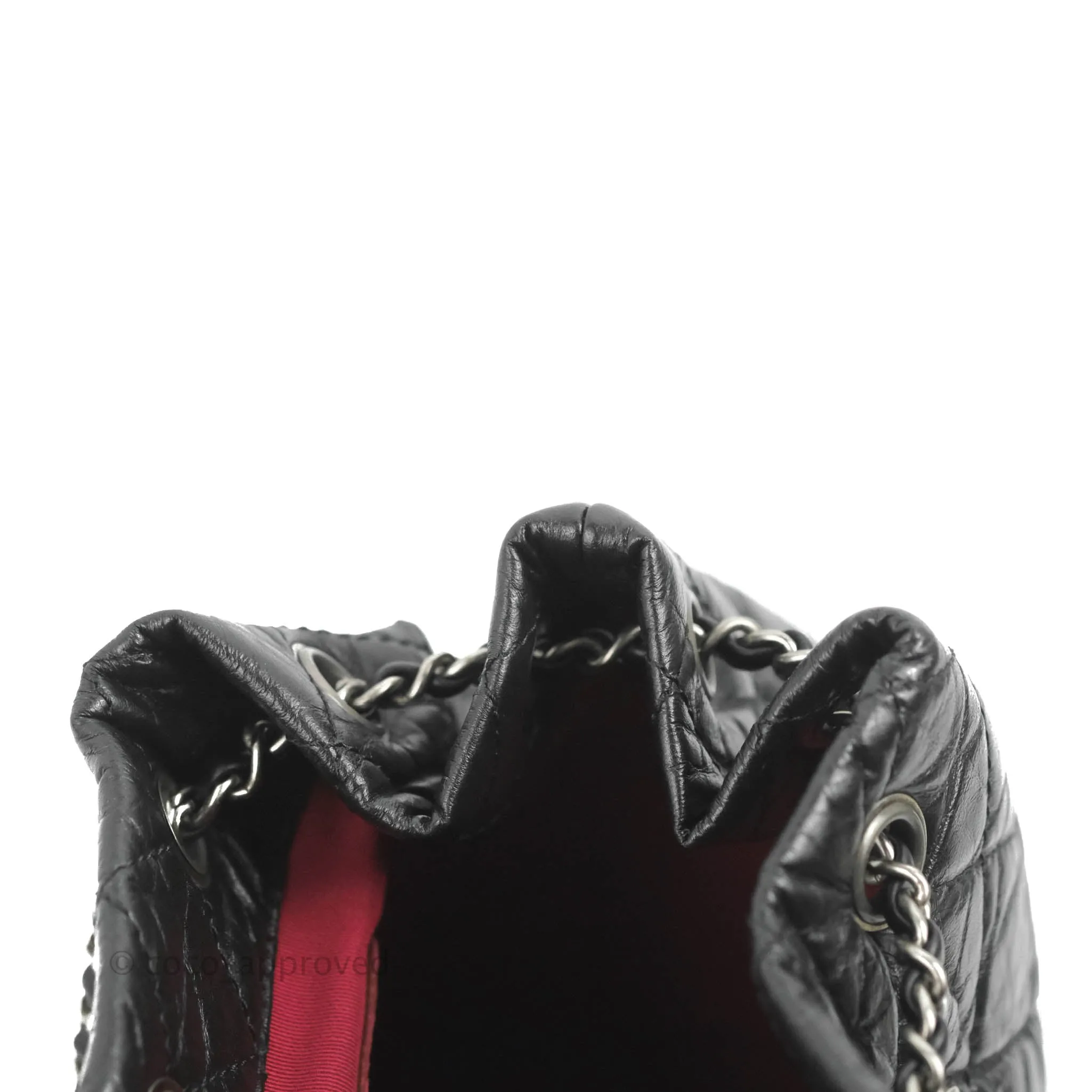 Chanel Small Gabrielle Backpack Black Aged Calfskin