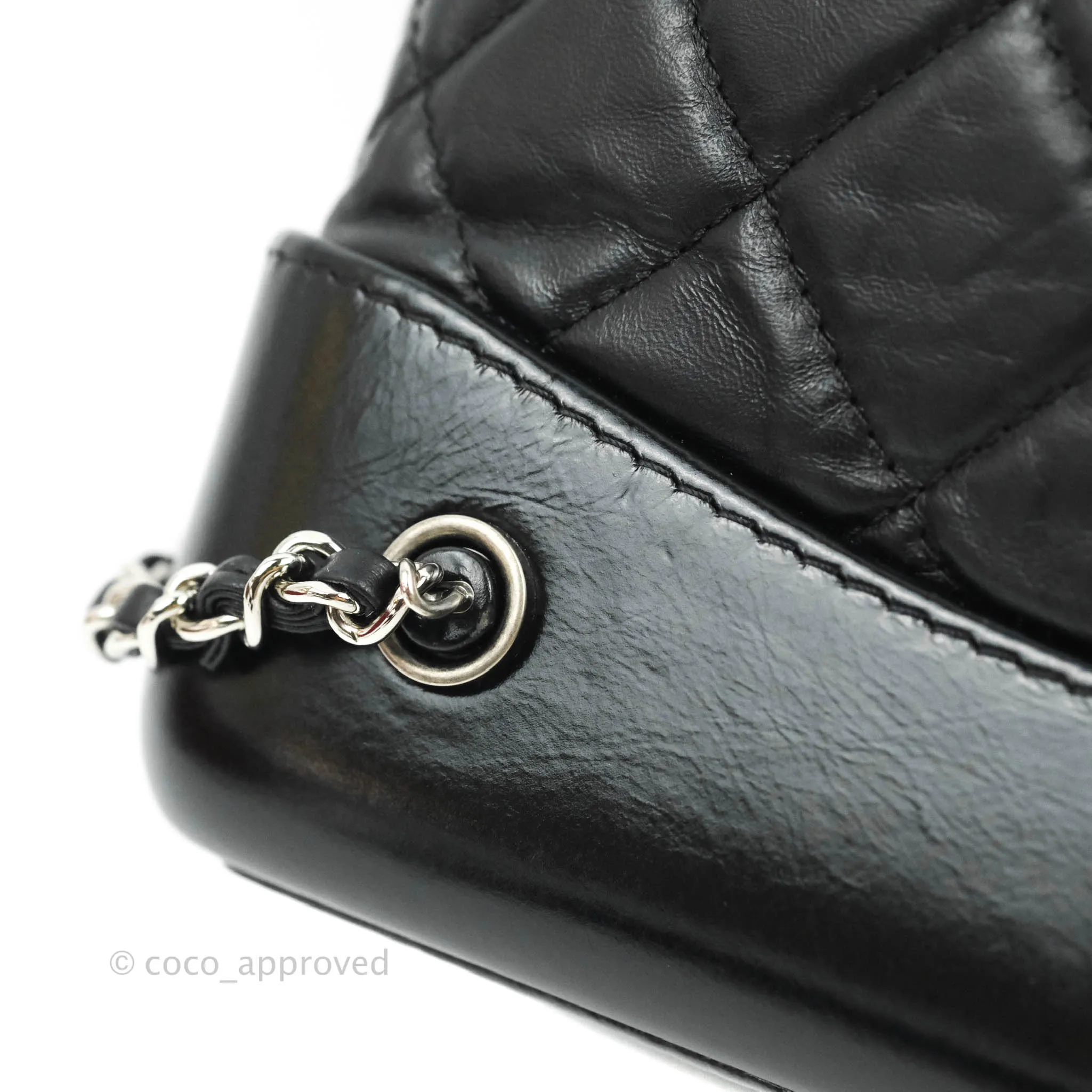 Chanel Small Gabrielle Backpack Black Aged Calfskin