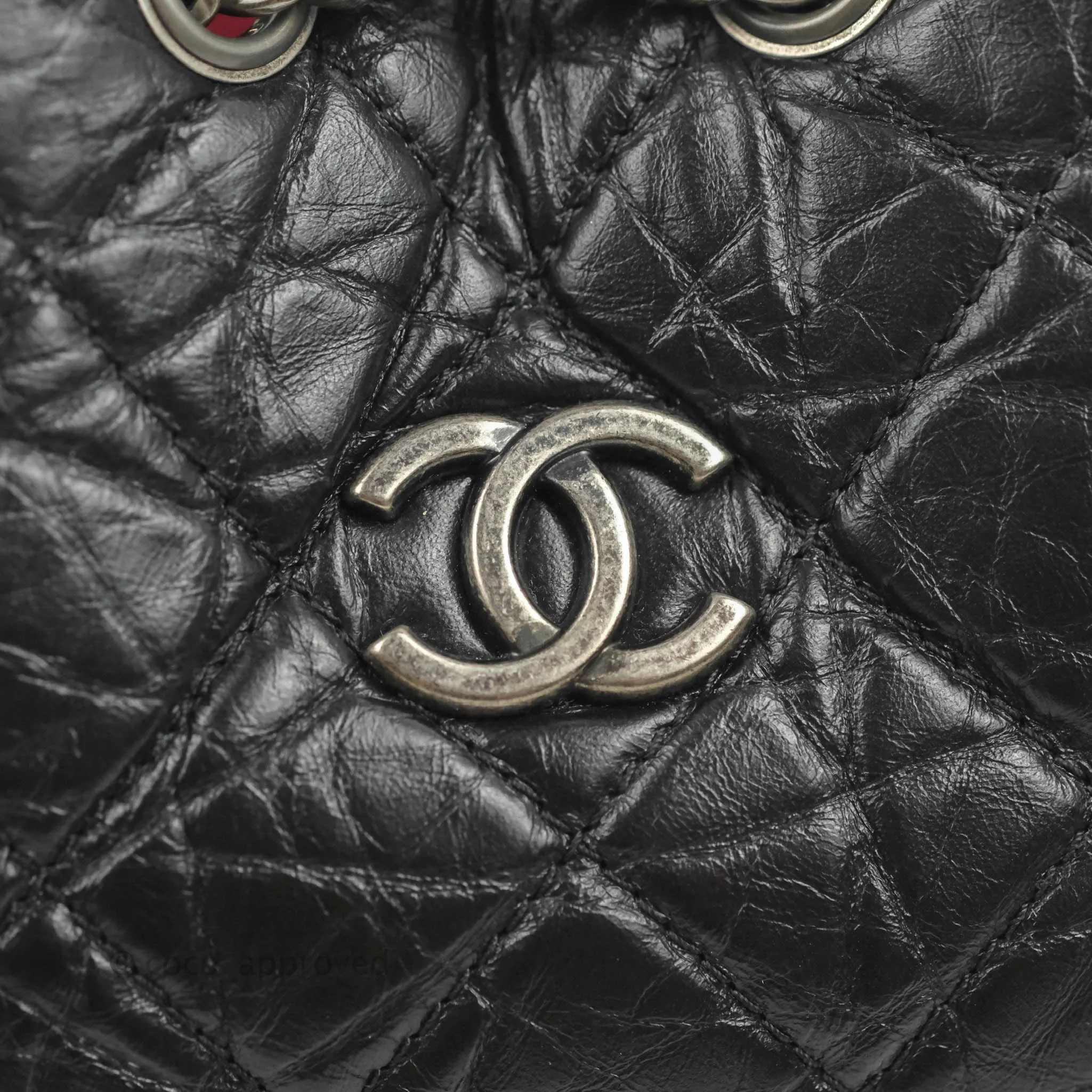 Chanel Small Gabrielle Backpack Black Aged Calfskin