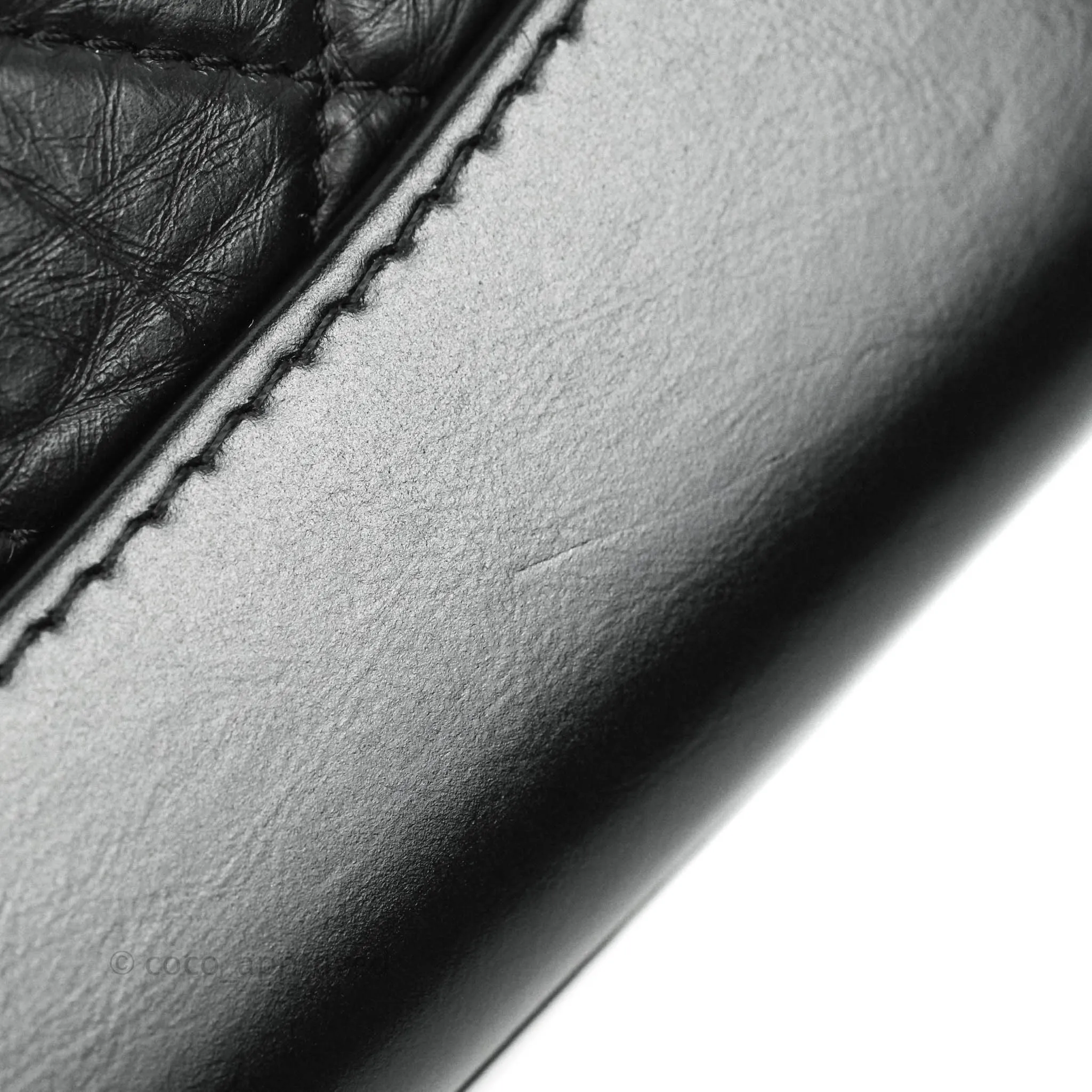 Chanel Small Gabrielle Backpack Black Aged Calfskin