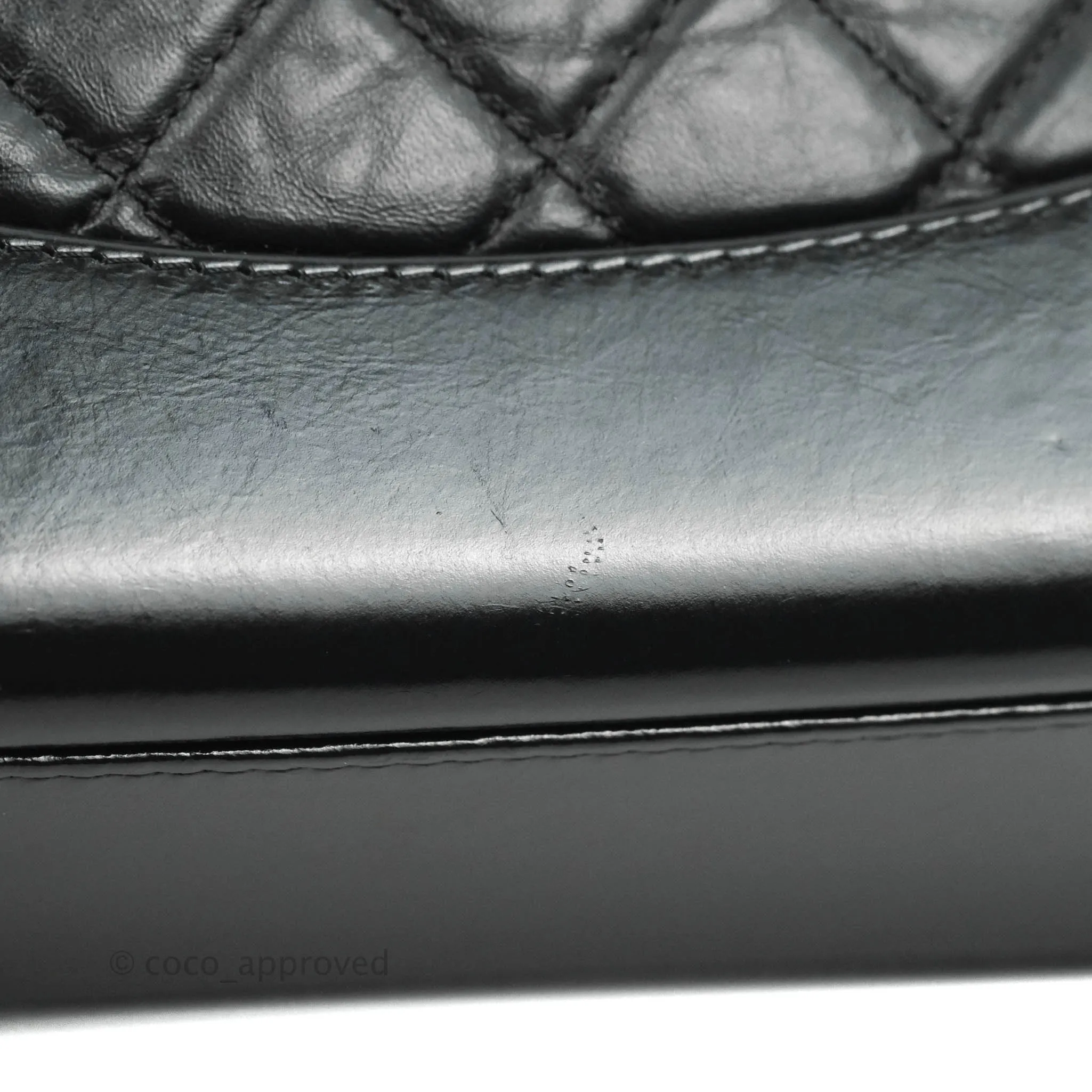 Chanel Small Gabrielle Backpack Black Aged Calfskin