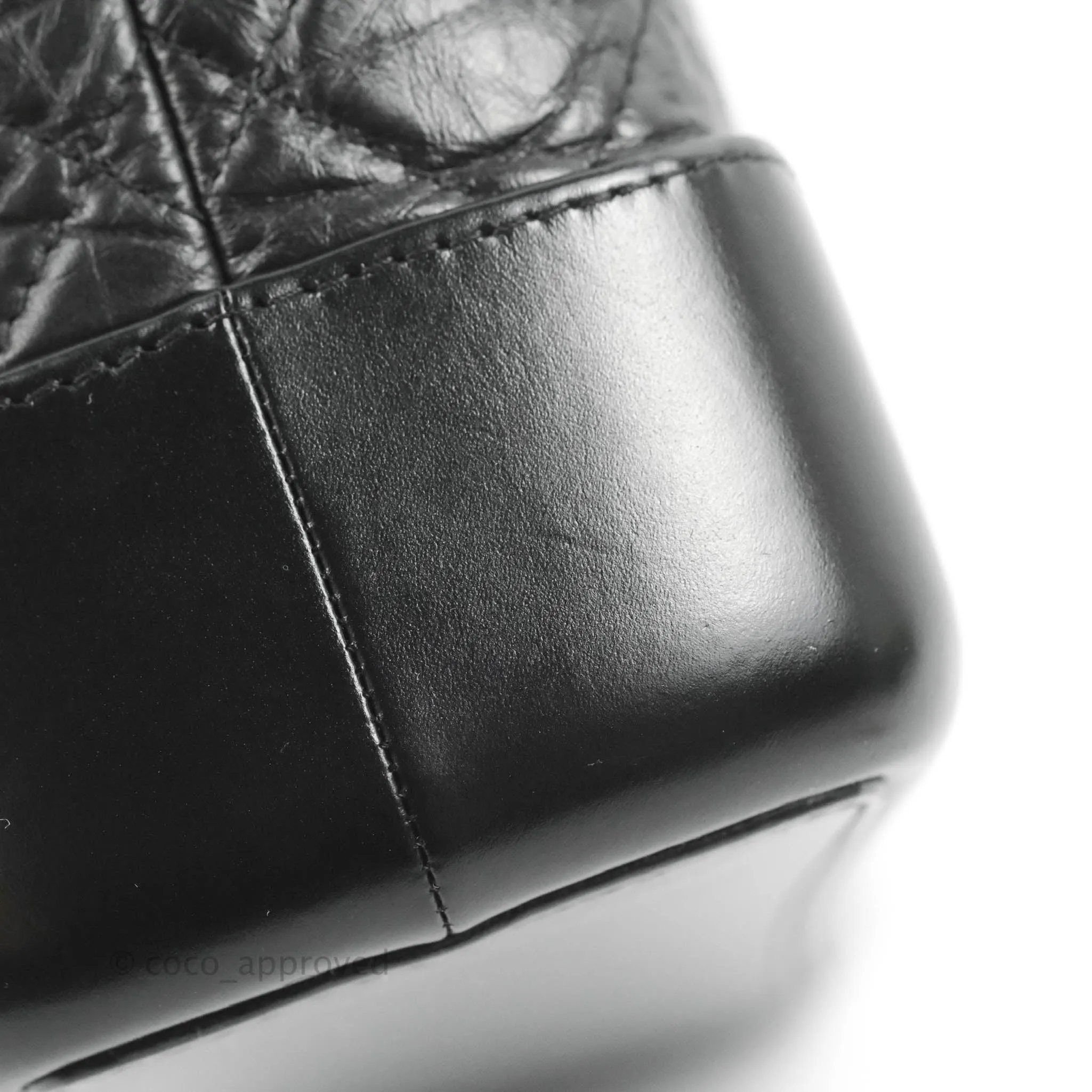 Chanel Small Gabrielle Backpack Black Aged Calfskin