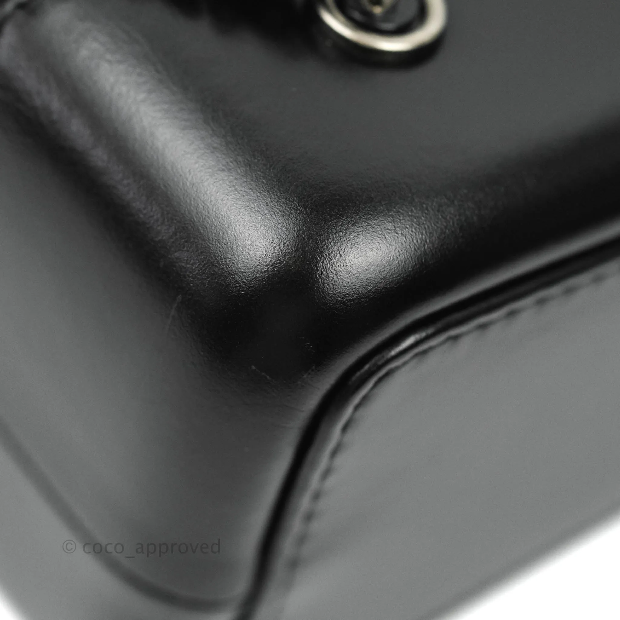 Chanel Small Gabrielle Backpack Black Aged Calfskin