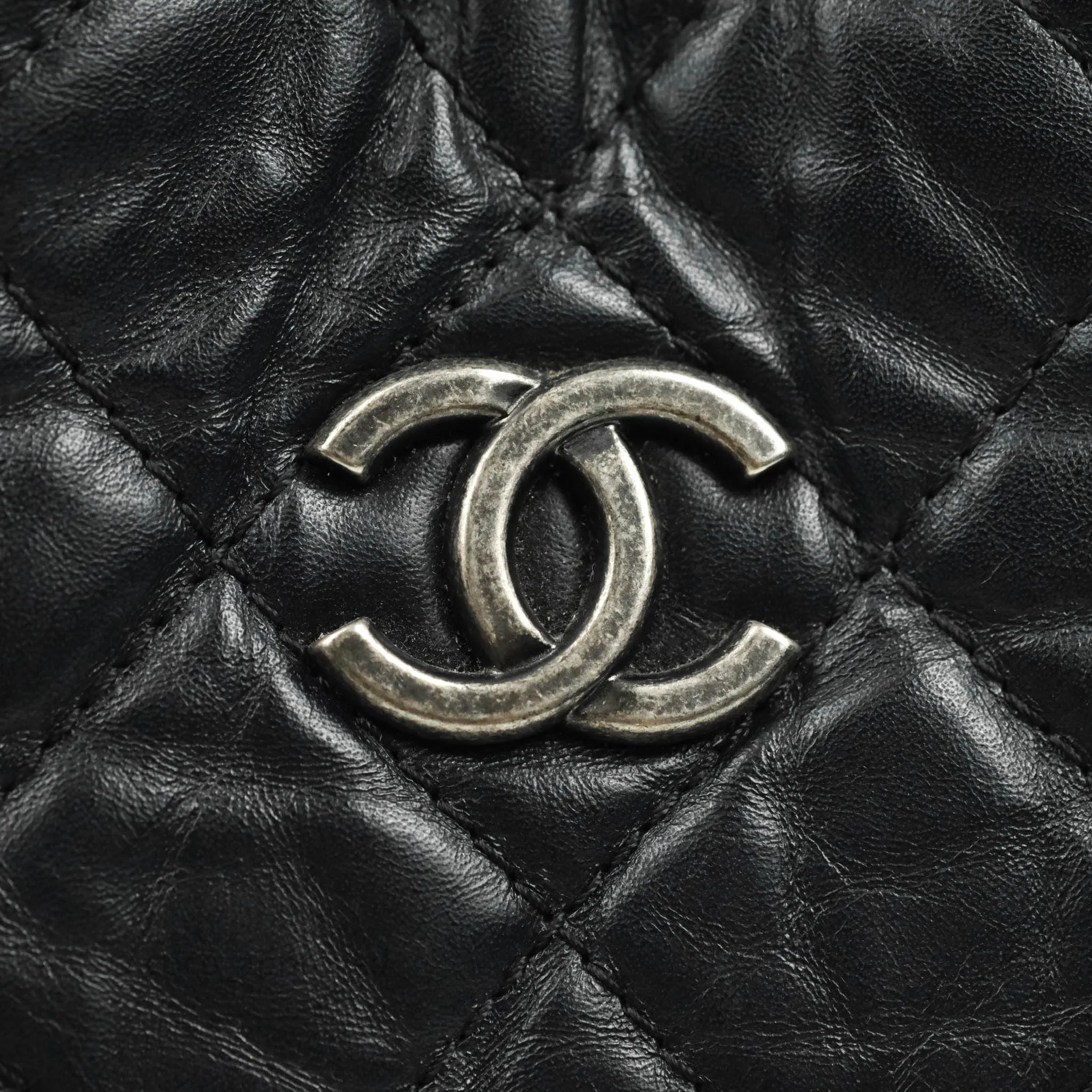 Chanel Small Gabrielle Backpack Black Aged Calfskin