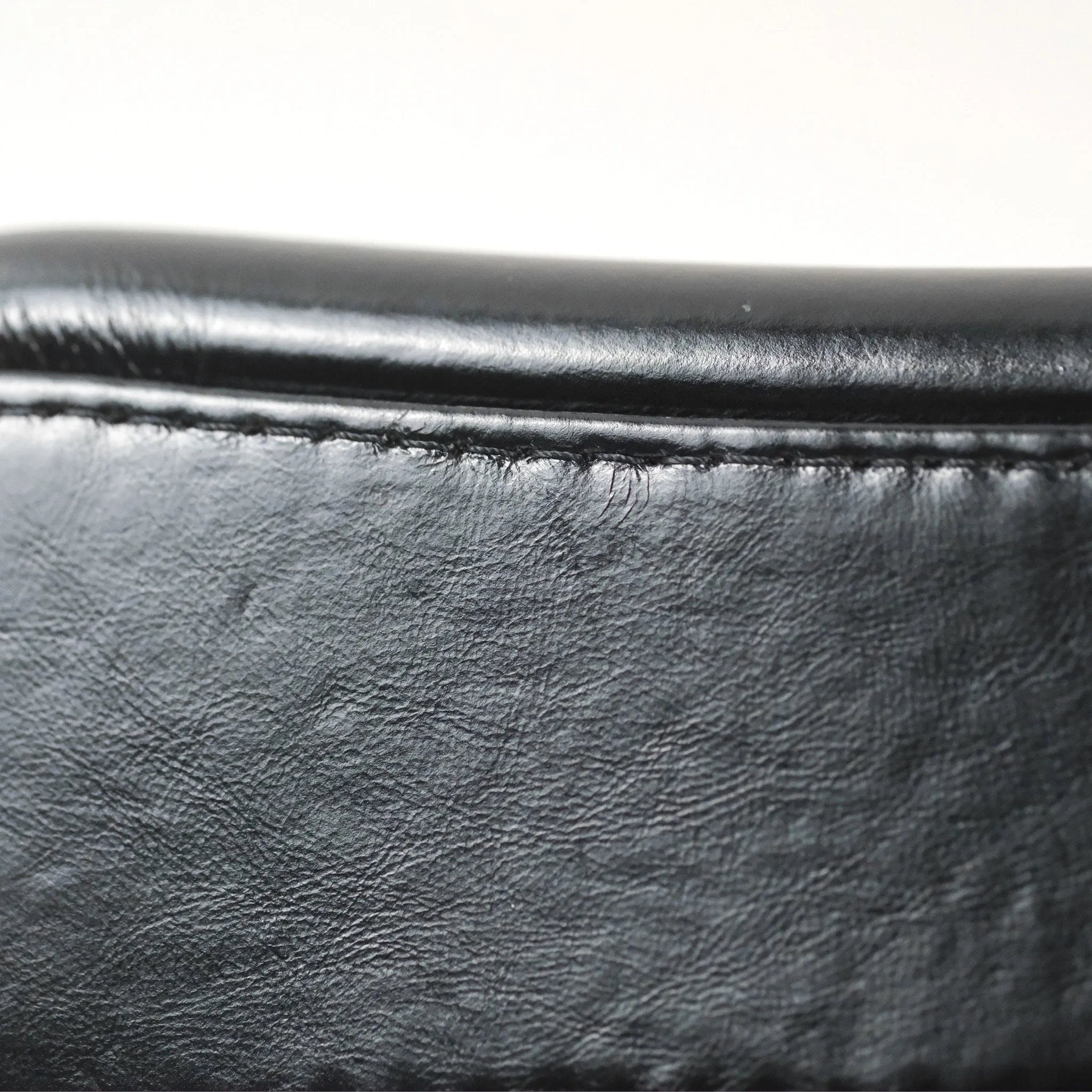 Chanel Small Gabrielle Hobo Quilted Beige Black Aged Calfskin