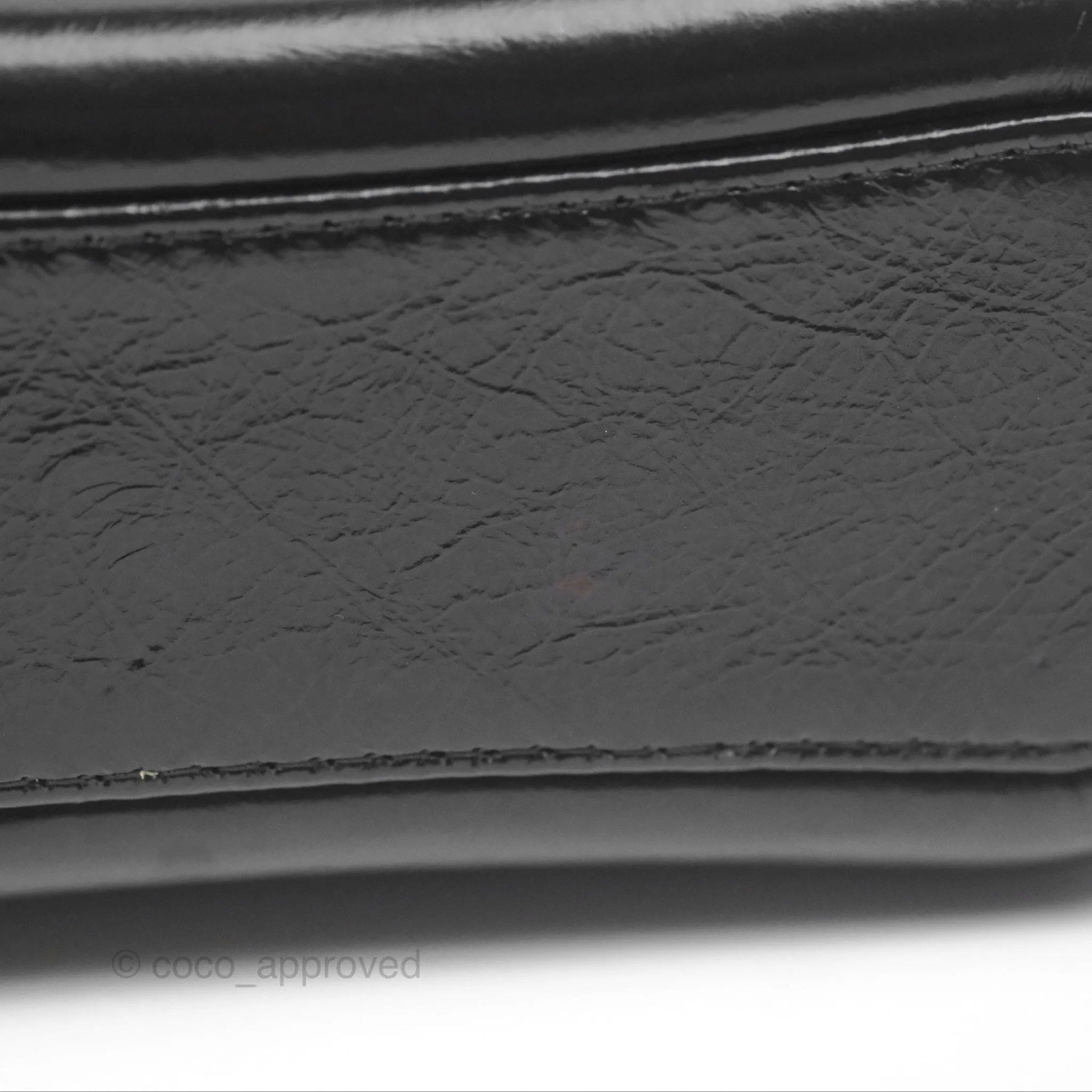 Chanel Small Gabrielle Hobo Quilted Black Aged Calfskin