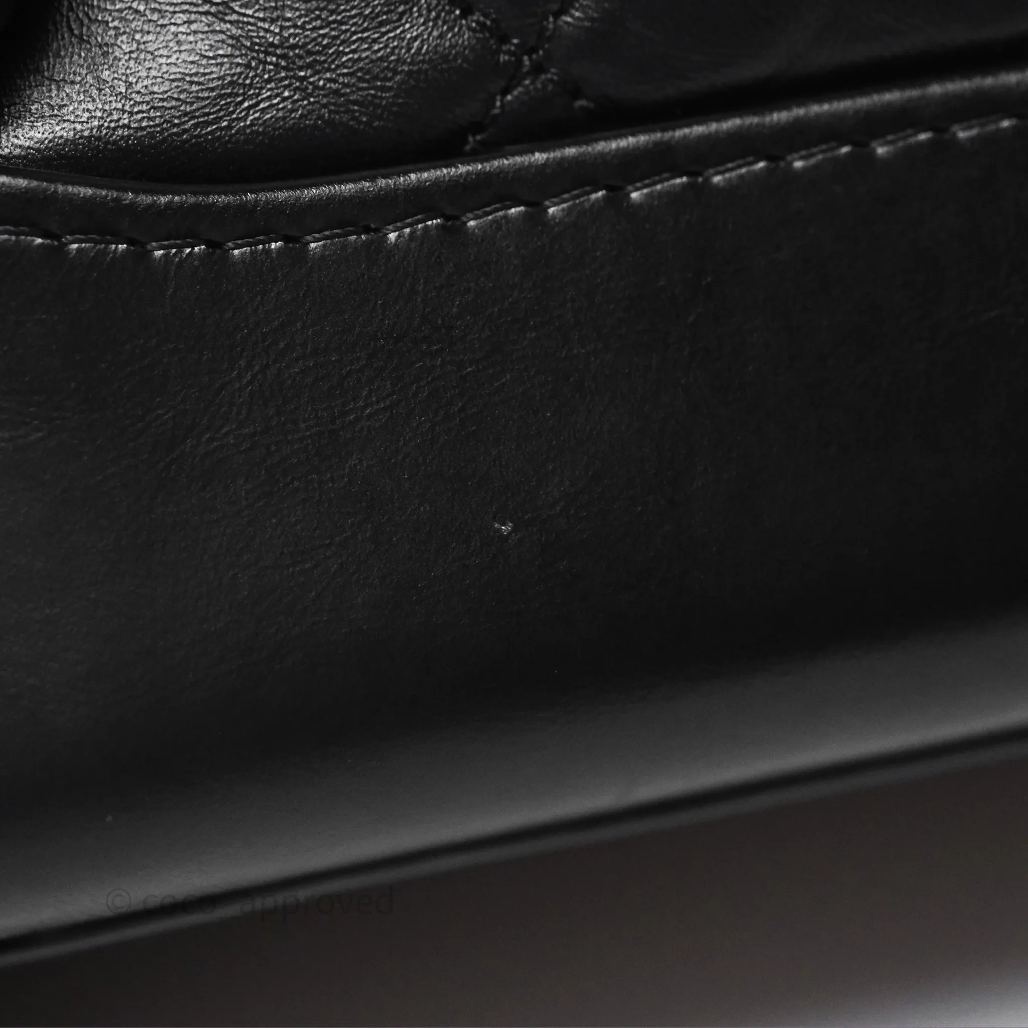 Chanel Small Gabrielle Hobo Quilted Black Aged Calfskin