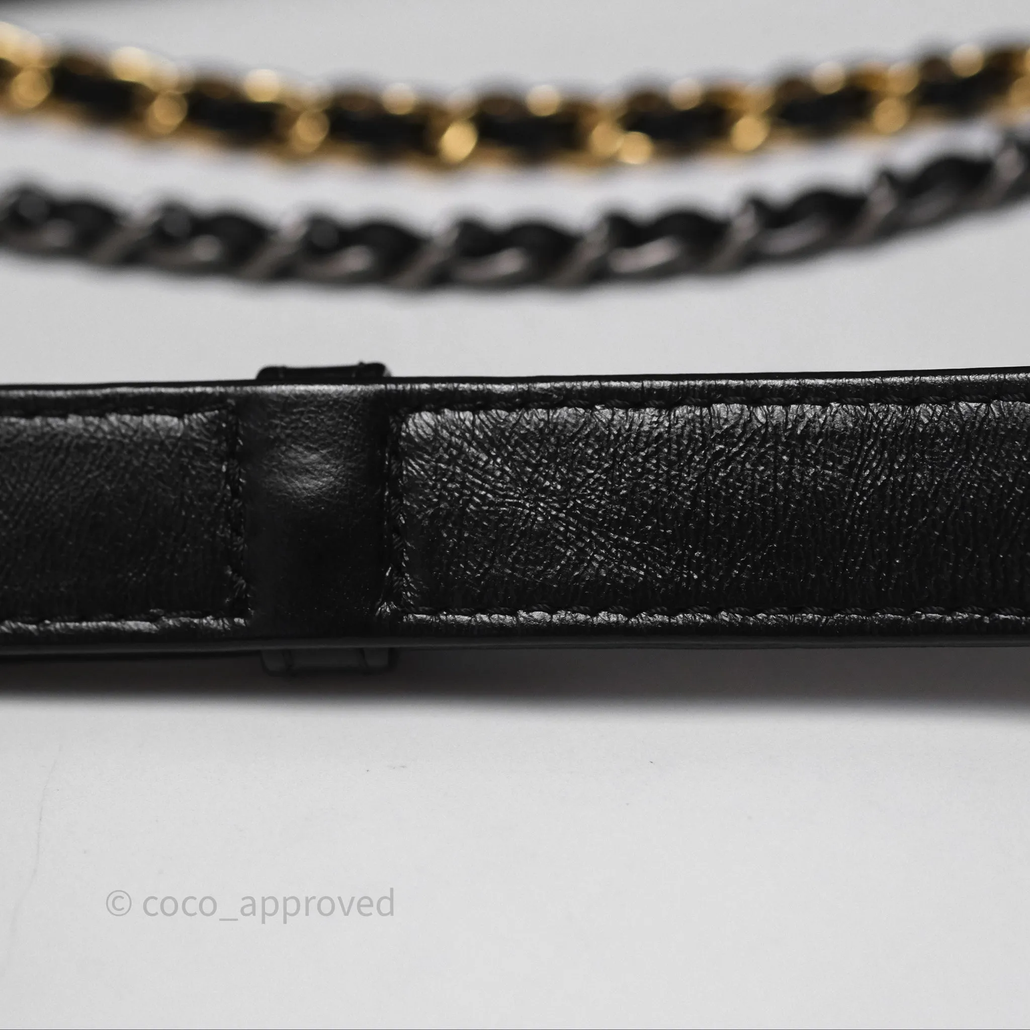 Chanel Small Gabrielle Hobo Quilted Black Aged Calfskin