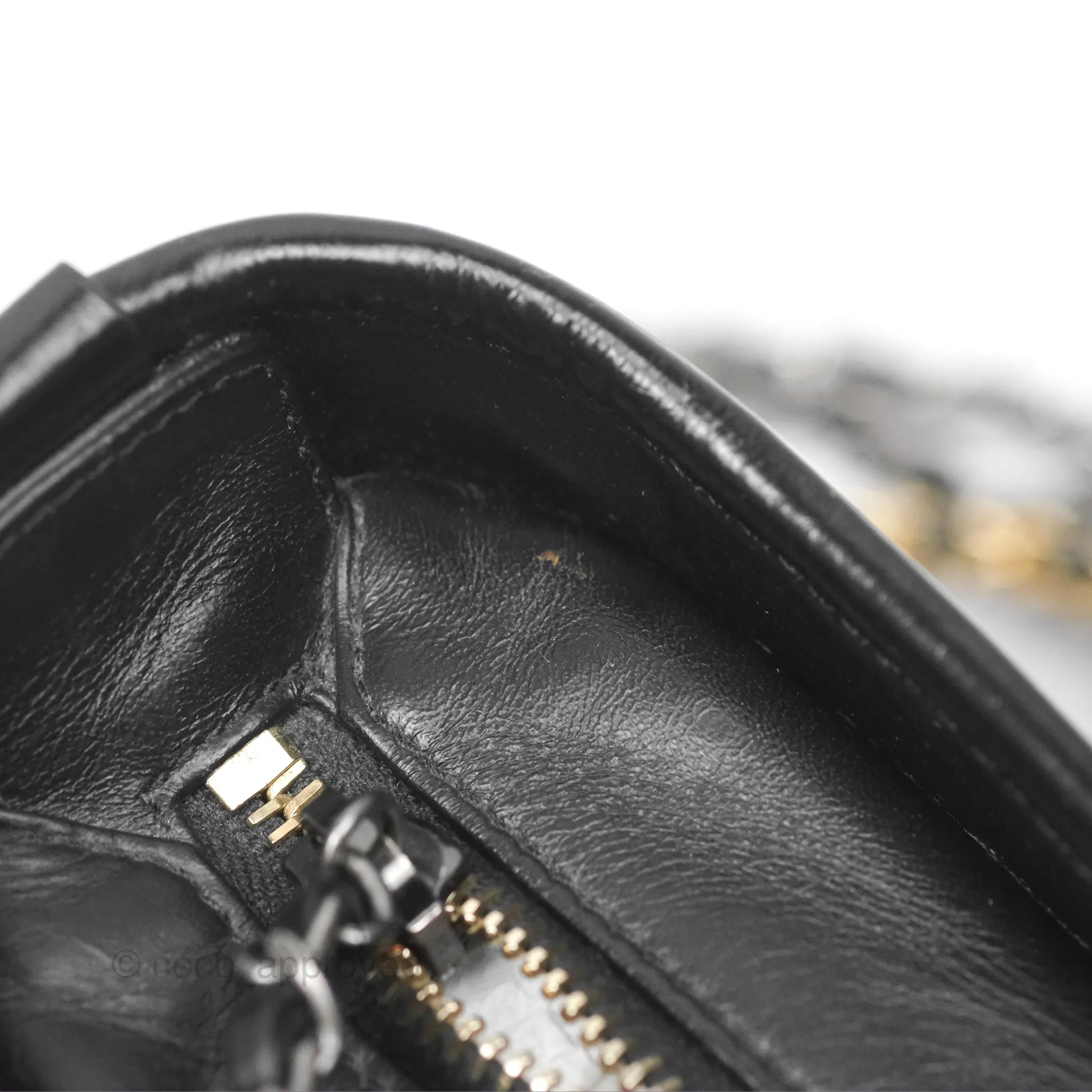 Chanel Small Gabrielle Hobo Quilted Black Aged Calfskin