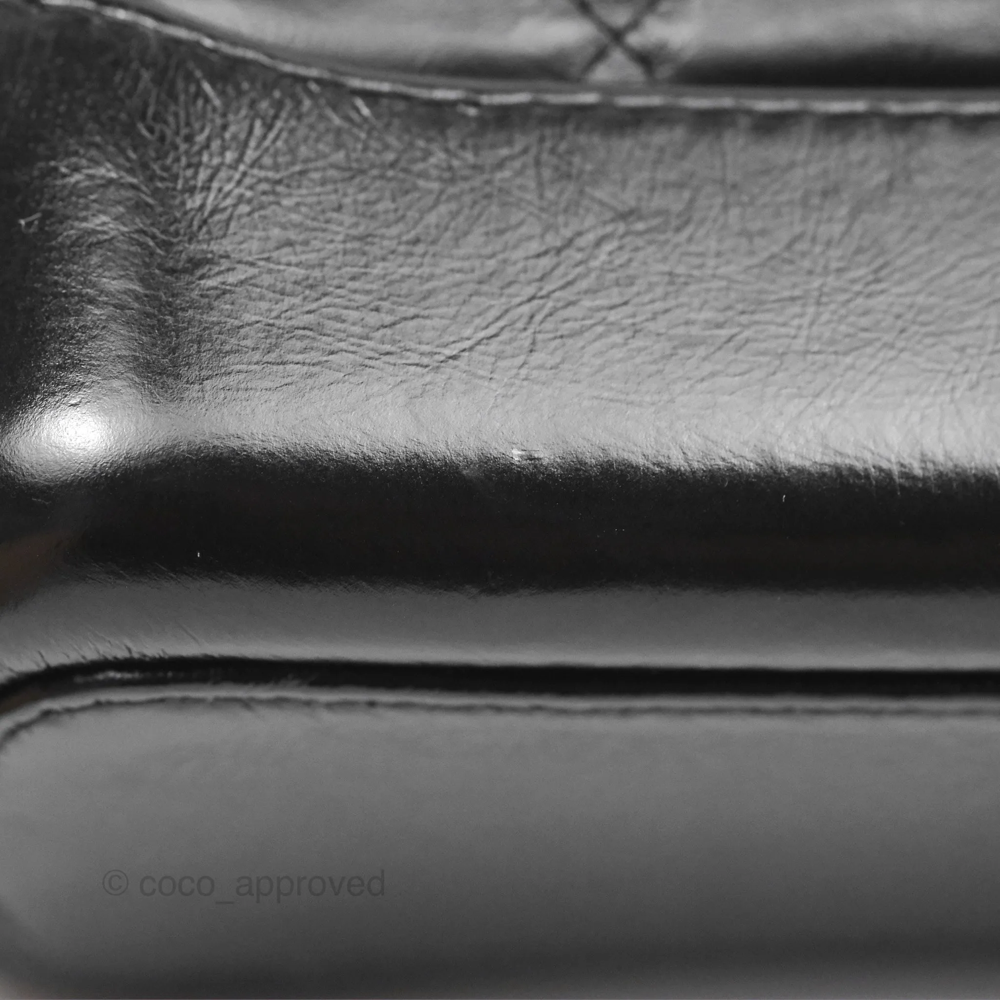 Chanel Small Gabrielle Hobo Quilted Black Aged Calfskin
