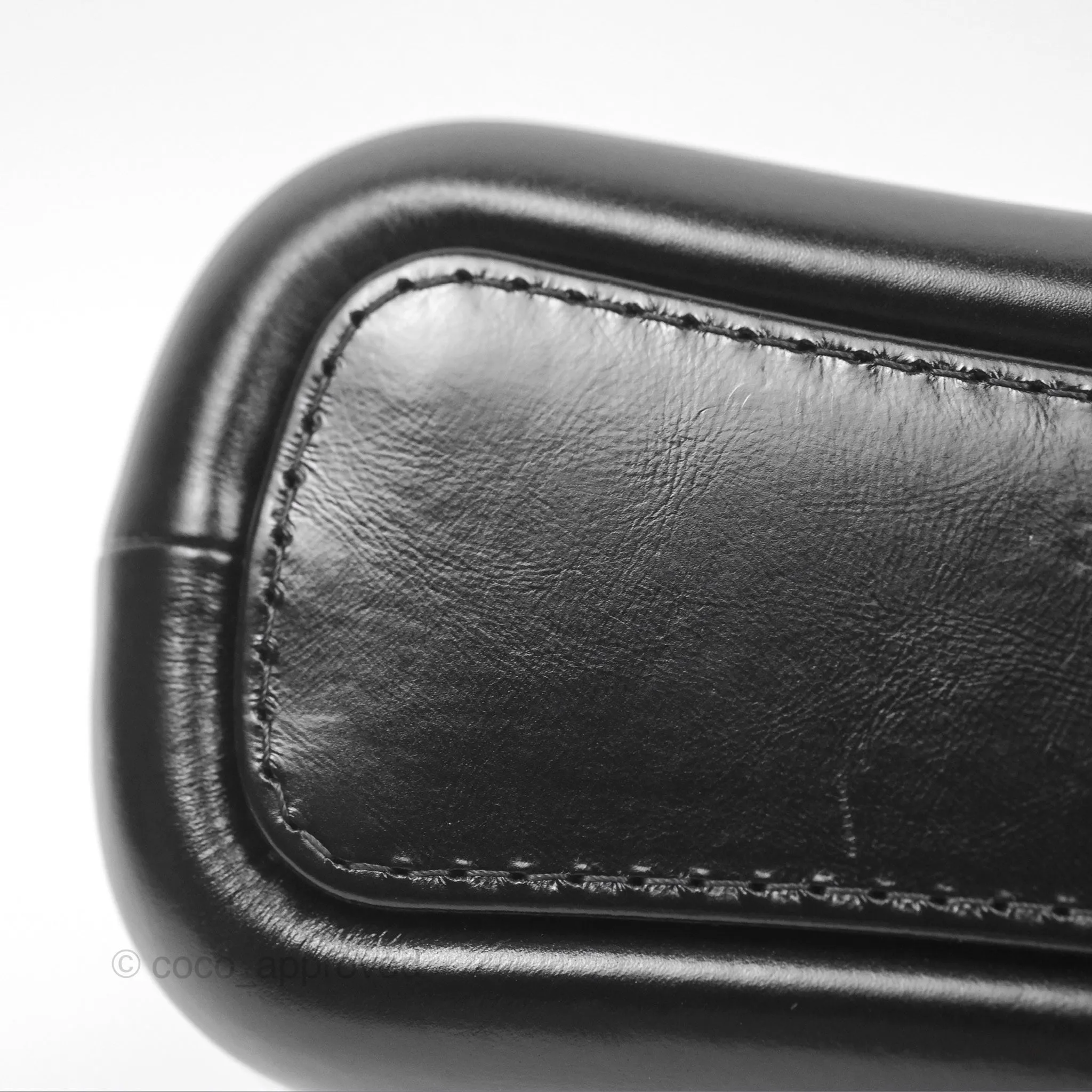 Chanel Small Gabrielle Hobo Quilted Black Aged Calfskin