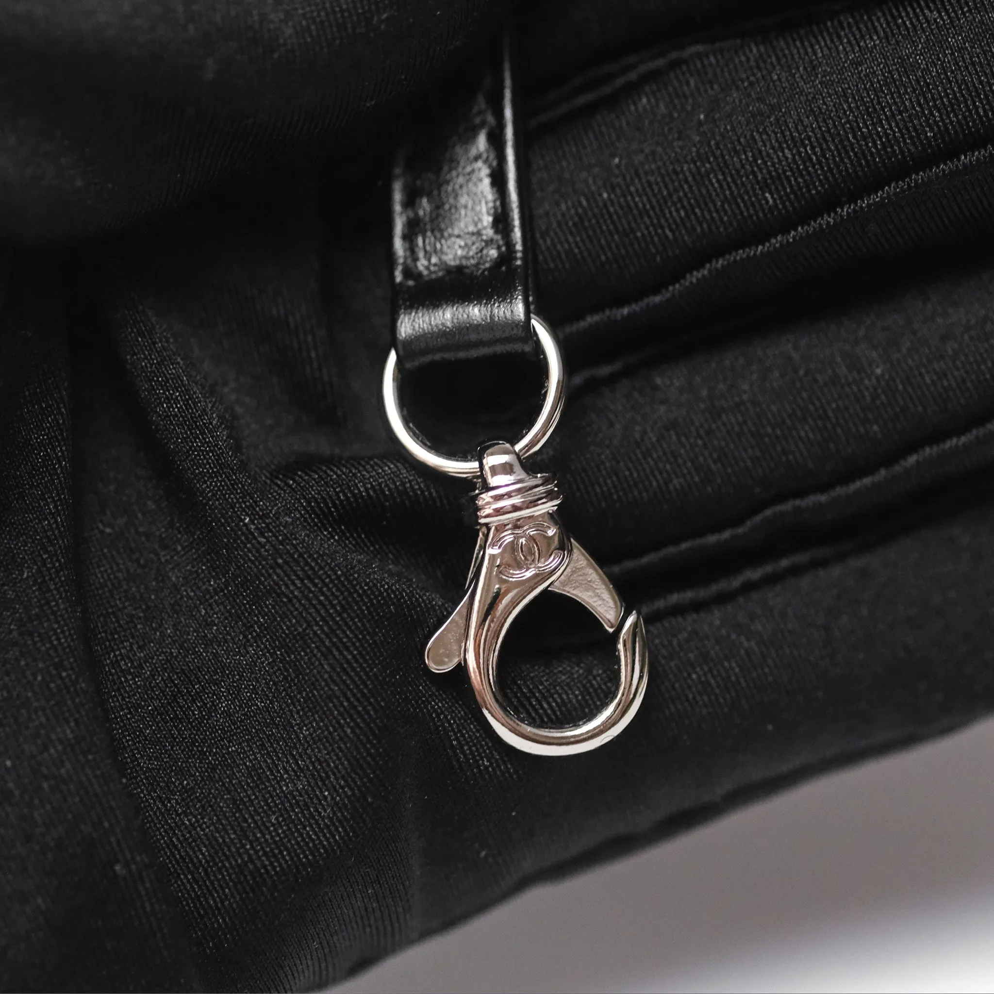 Chanel Small Gabrielle Hobo Quilted Black Aged Calfskin