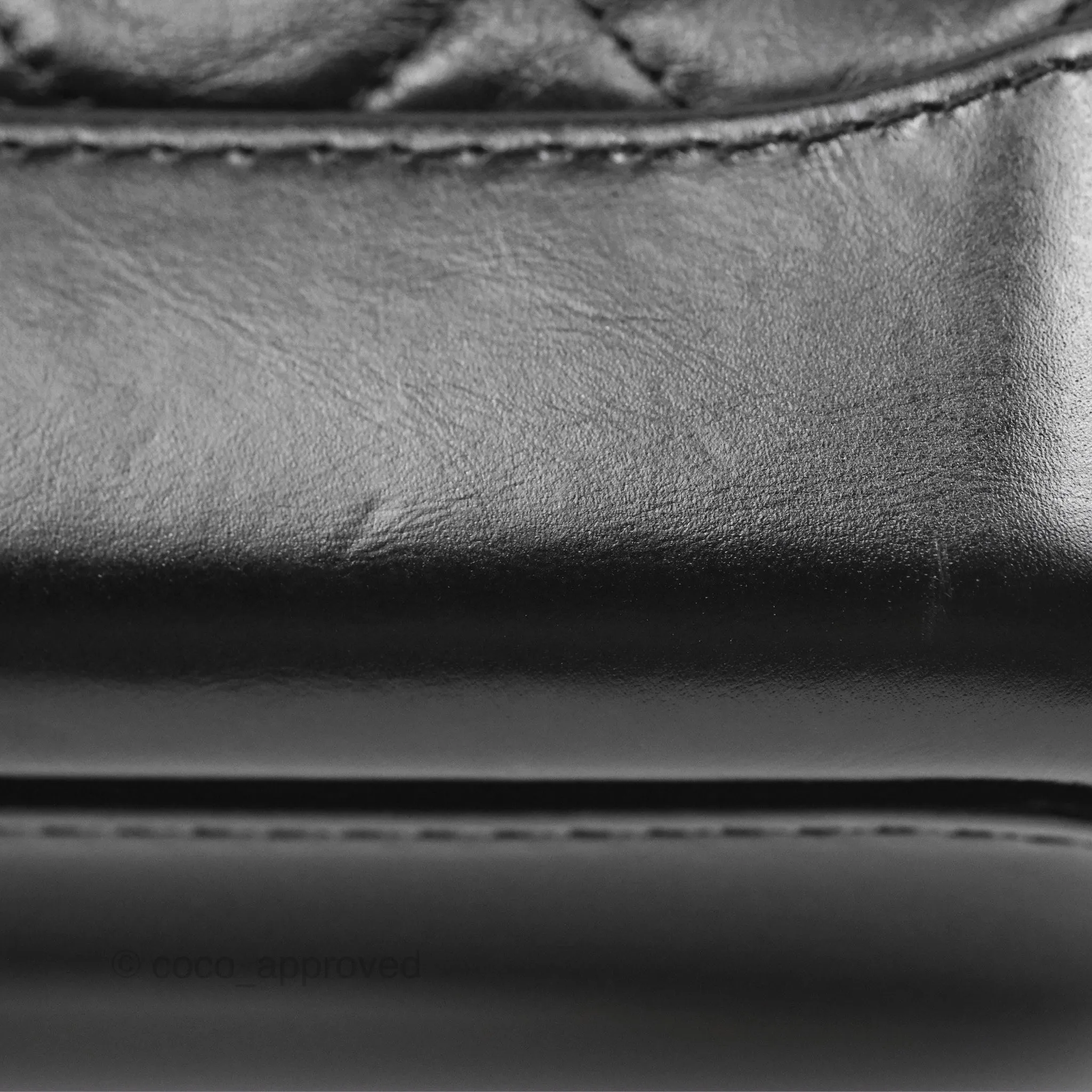 Chanel Small Gabrielle Hobo Quilted Black Aged Calfskin