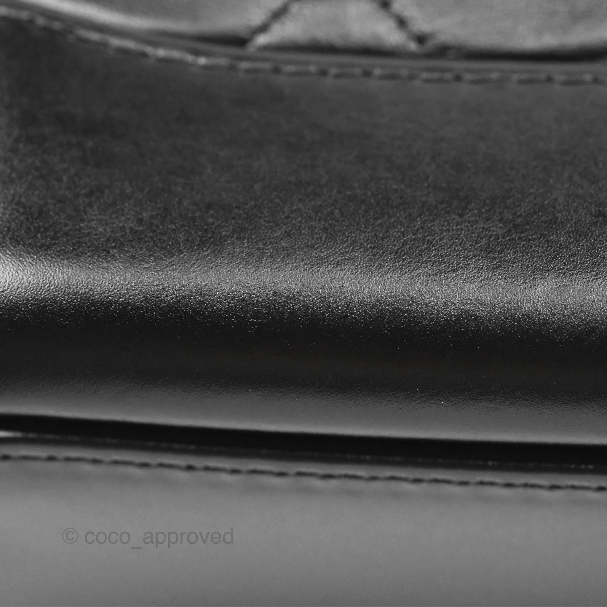 Chanel Small Gabrielle Hobo Quilted Black Aged Calfskin