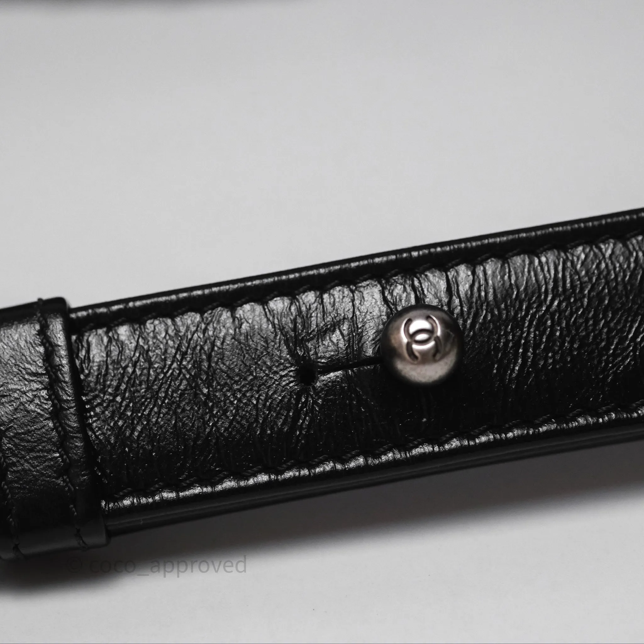 Chanel Small Gabrielle Hobo Quilted Black Aged Calfskin