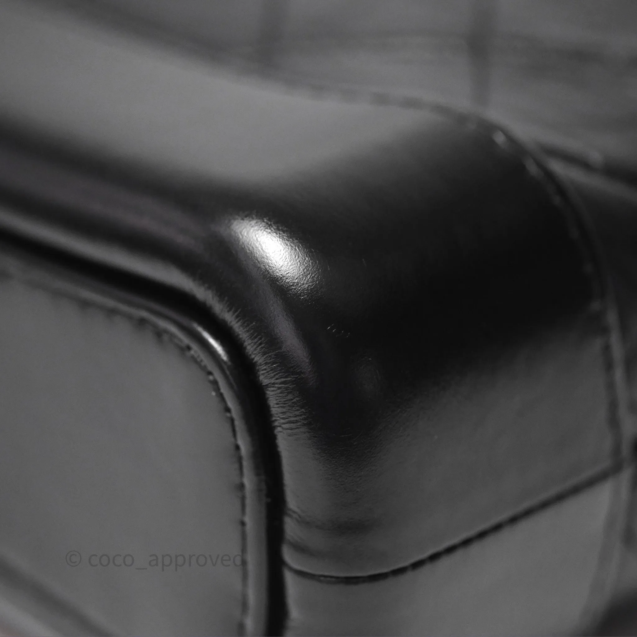 Chanel Small Gabrielle Hobo Quilted Black Aged Calfskin