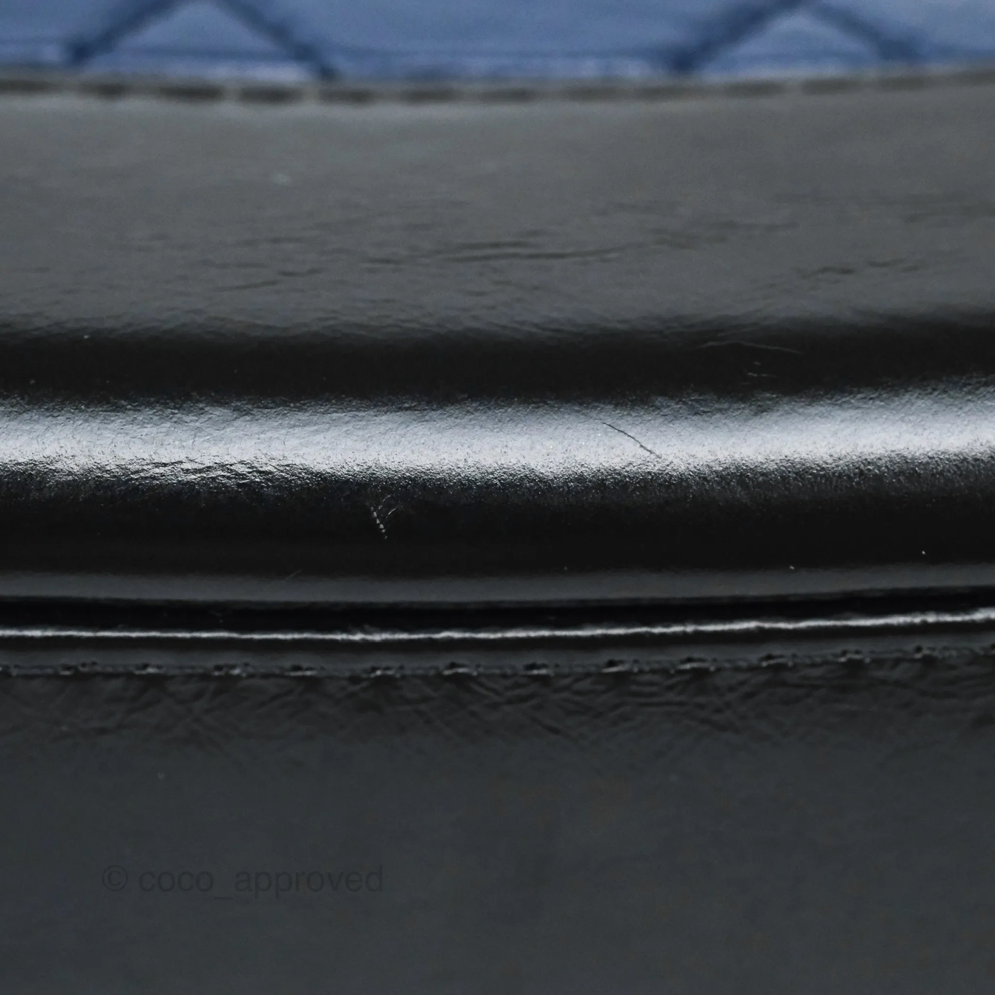 Chanel Small Gabrielle Hobo Quilted Black Navy Aged Calfskin