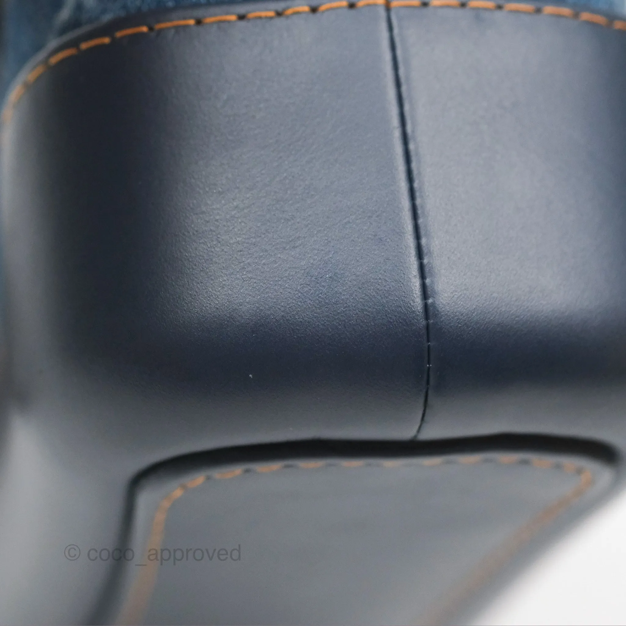 Chanel Small Gabrielle Hobo Quilted Navy Aged Denim
