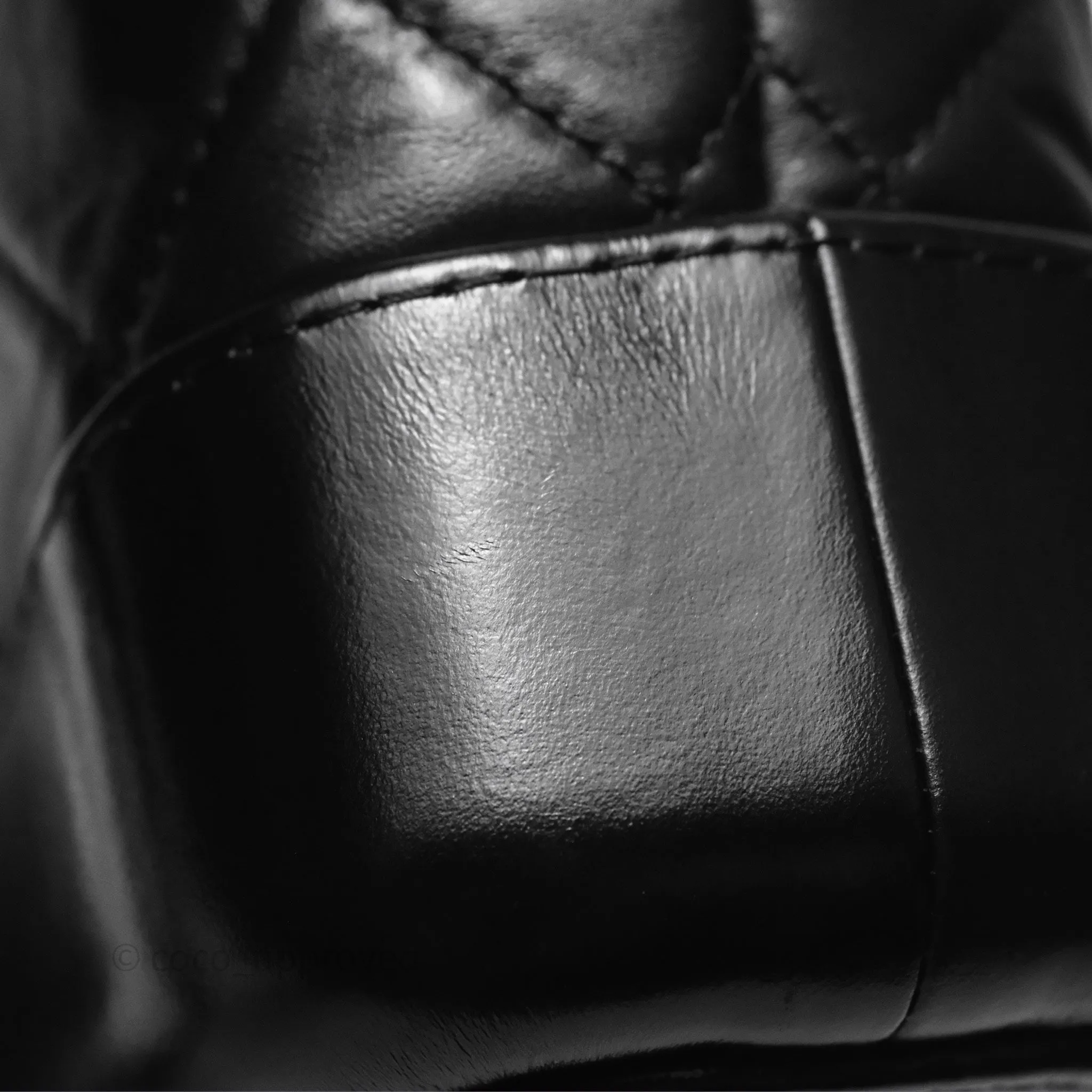 Chanel Small Gabrielle Hobo Quilted So Black Aged Calfskin