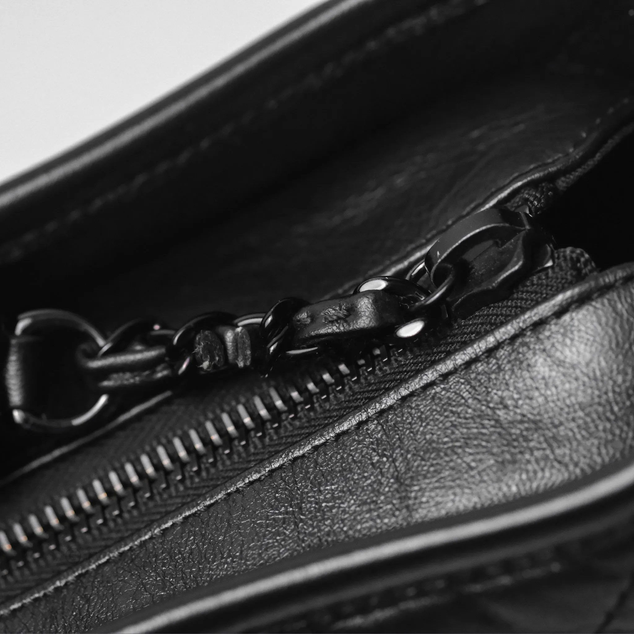 Chanel Small Gabrielle Hobo Quilted So Black Aged Calfskin