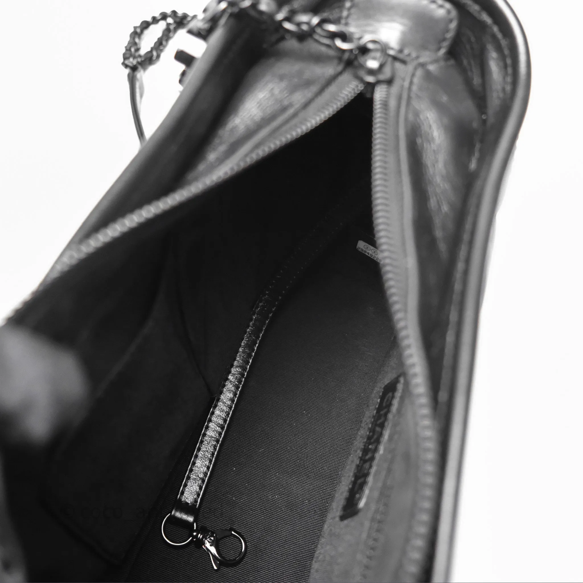 Chanel Small Gabrielle Hobo Quilted So Black Aged Calfskin