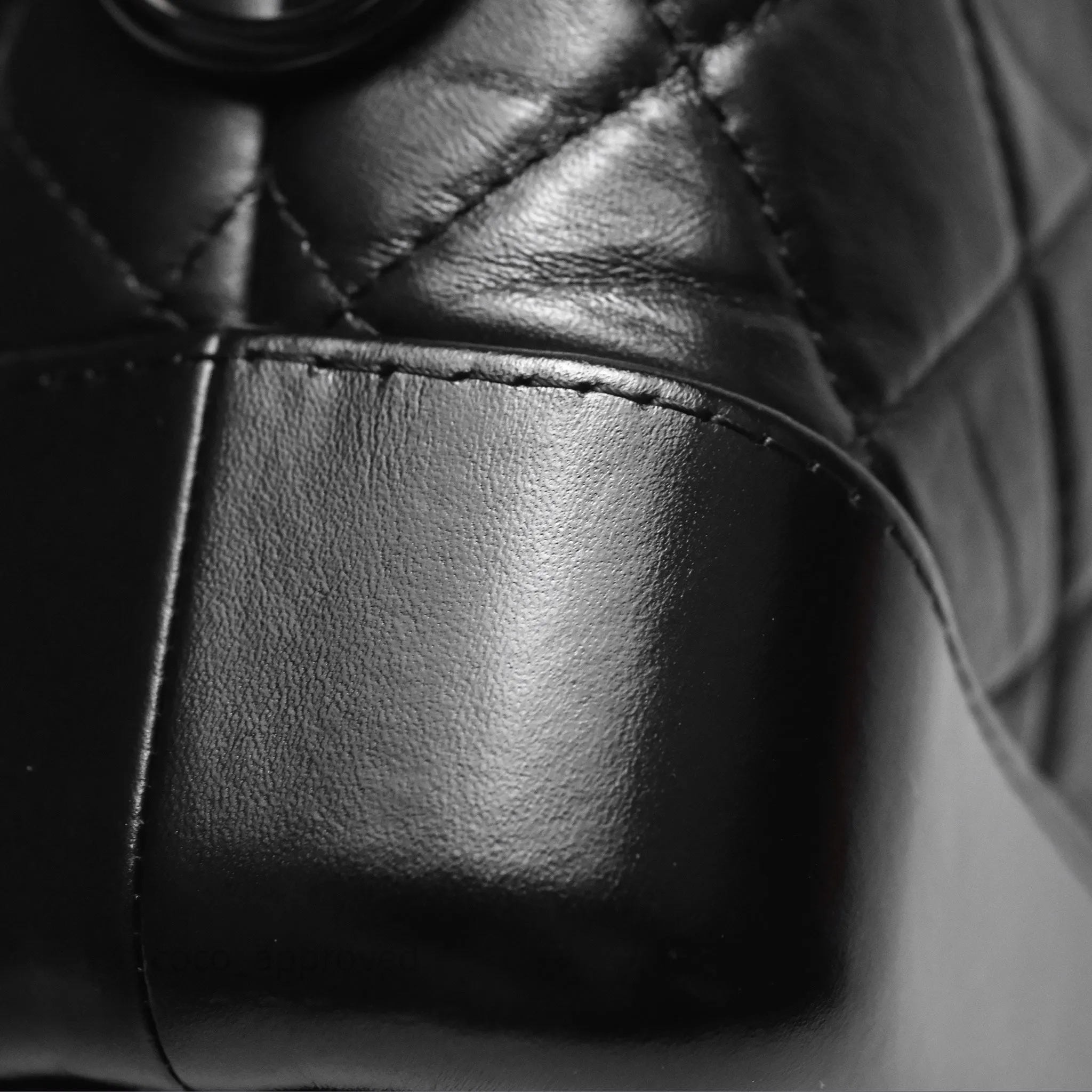 Chanel Small Gabrielle Hobo Quilted So Black Aged Calfskin