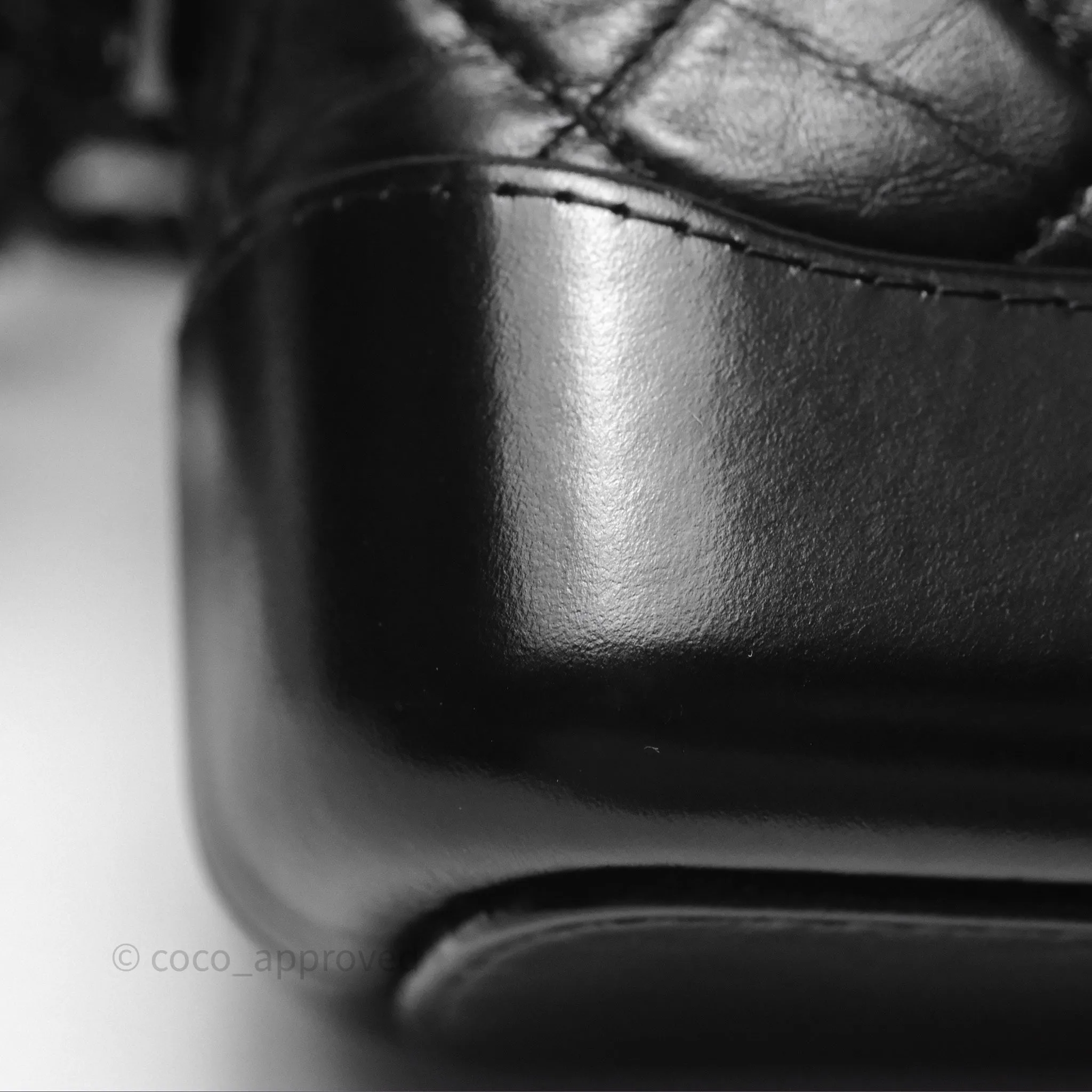 Chanel Small Gabrielle Hobo Quilted So Black Aged Calfskin