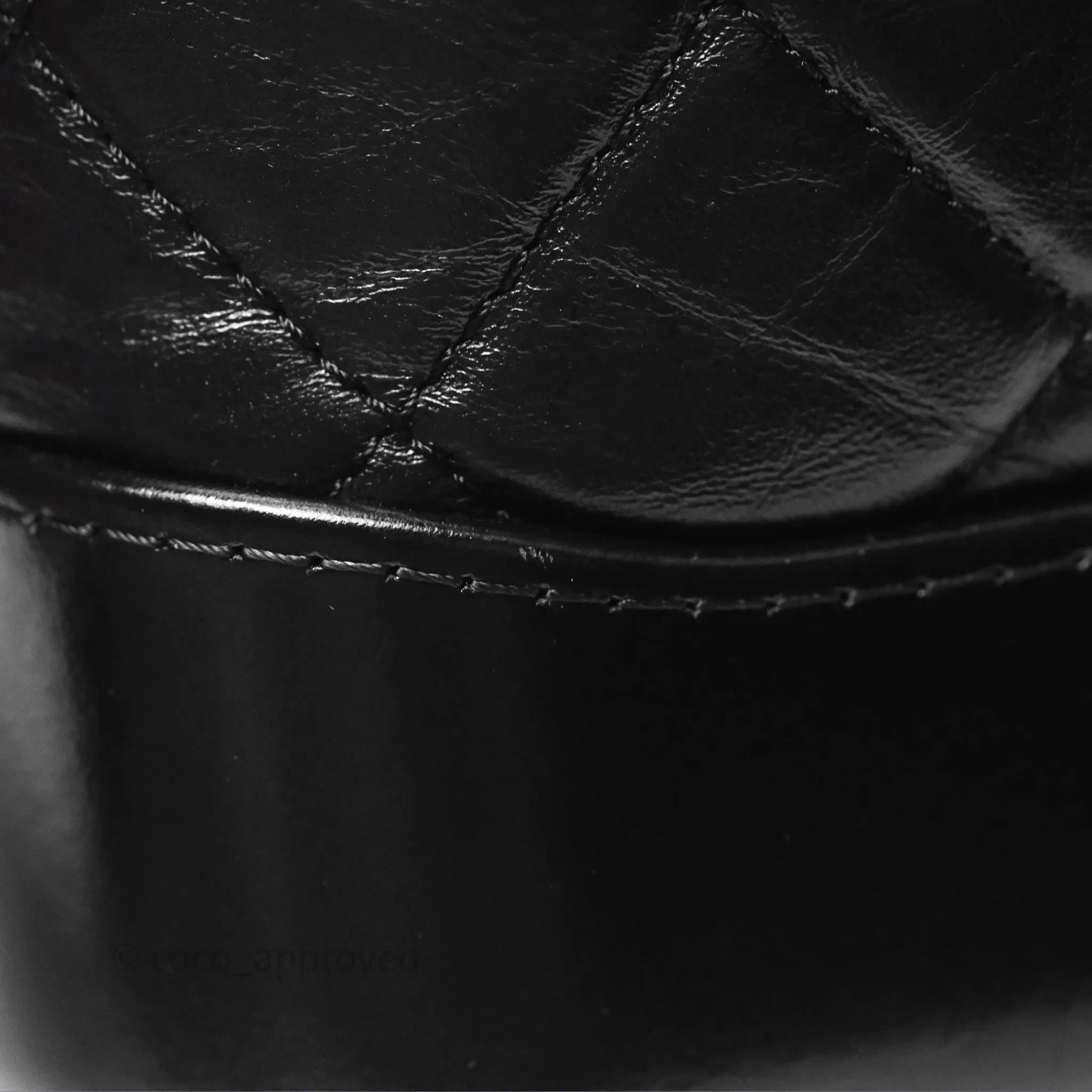 Chanel Small Gabrielle Hobo Quilted So Black Aged Calfskin