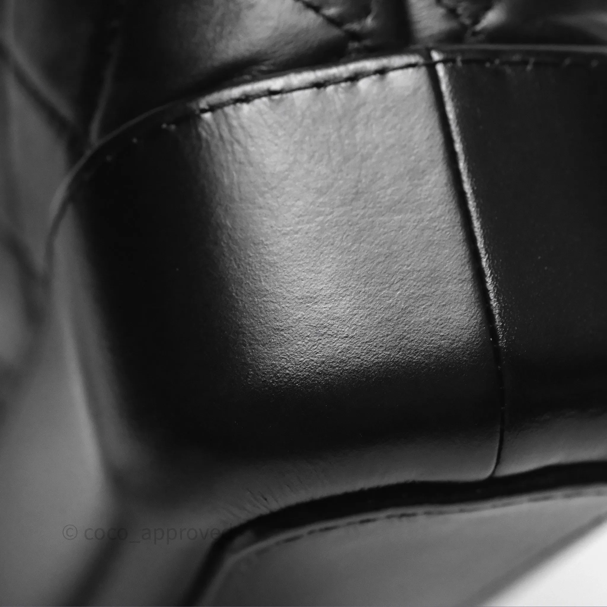 Chanel Small Gabrielle Hobo Quilted So Black Aged Calfskin