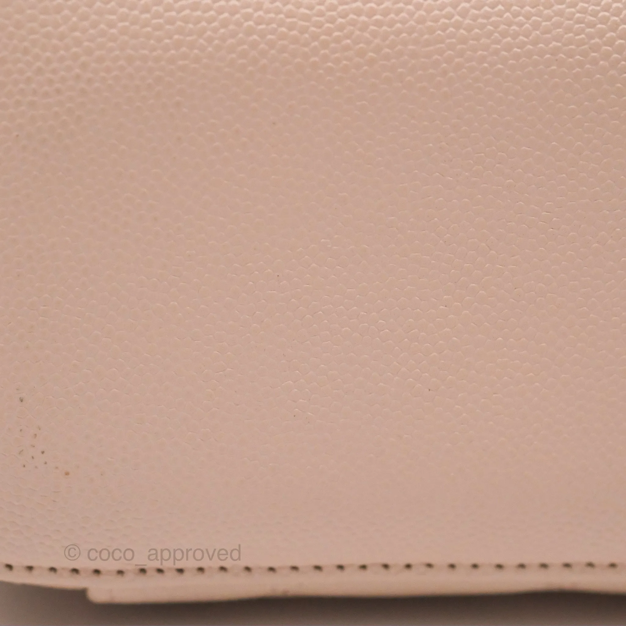 Chanel Vanity Rectangular With Chain Pink Caviar Gold Hardware