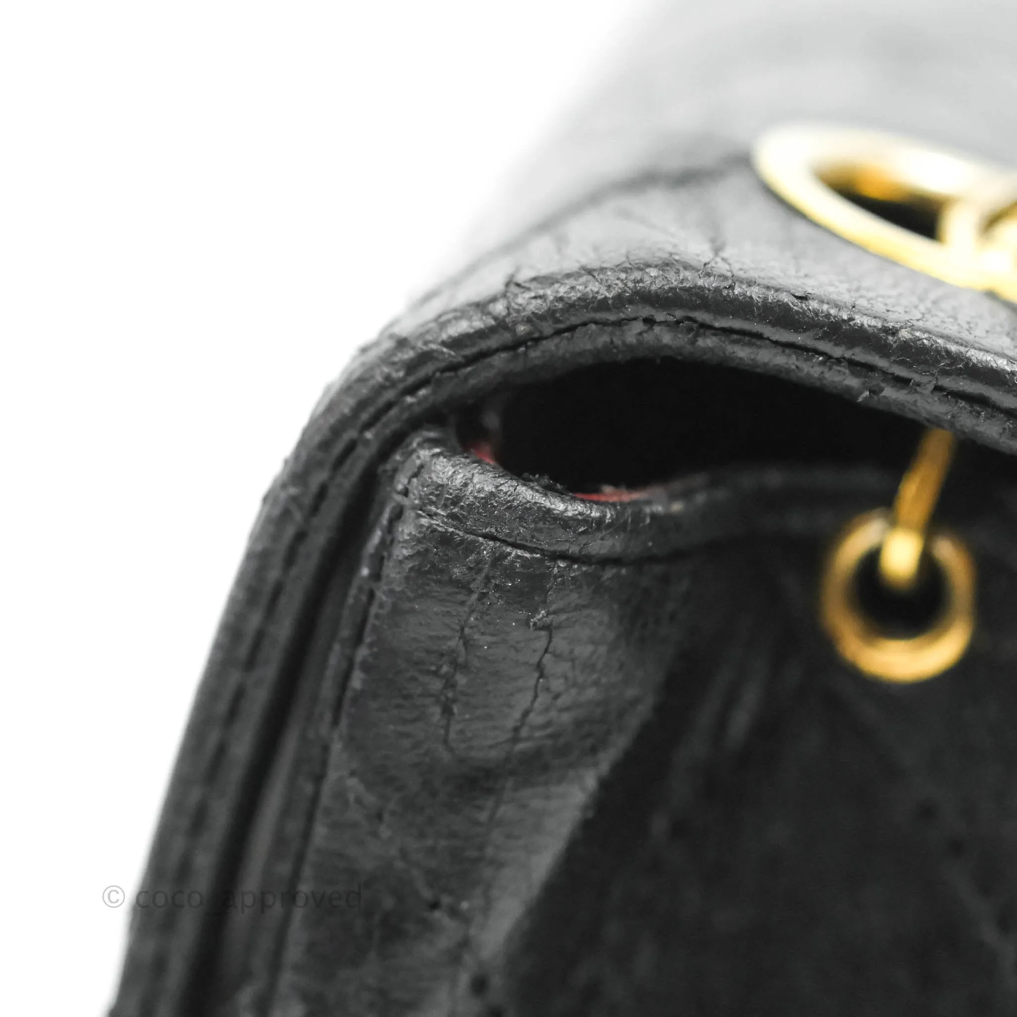 Chanel Vintage Mini Square Black Lambskin 24K Gold Hardware