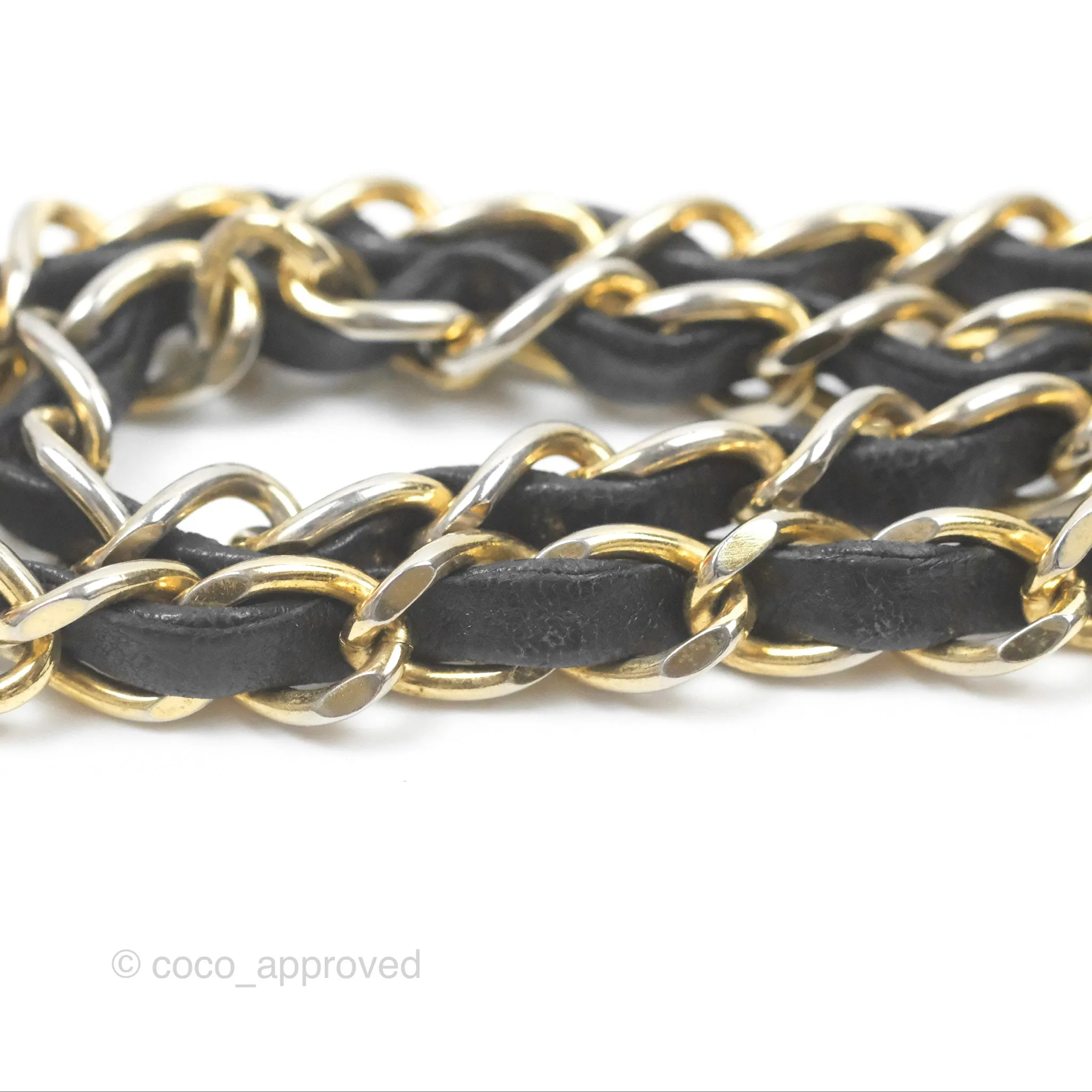 Chanel Vintage Mini Square Black Lambskin 24K Gold Hardware